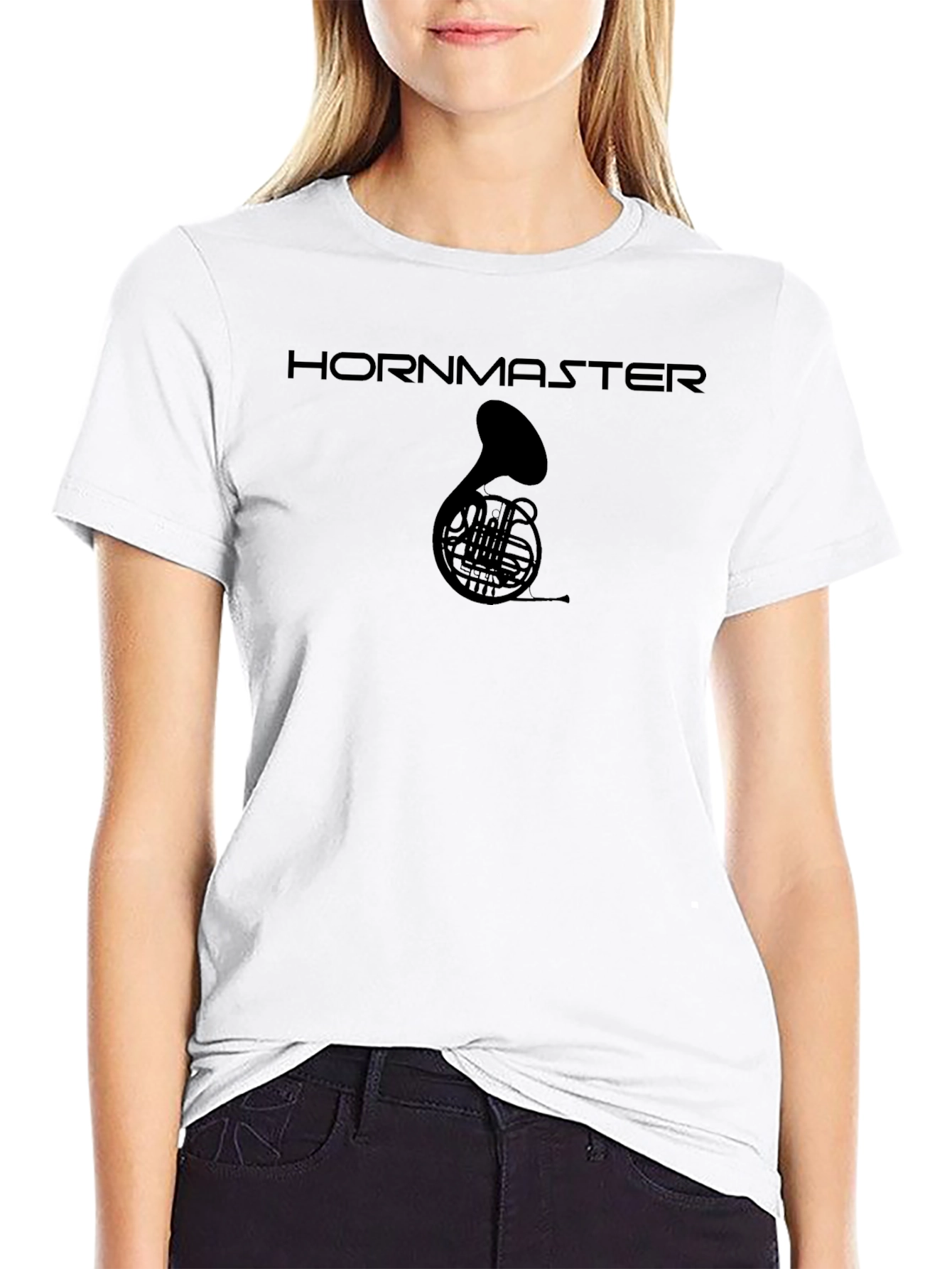 Hornmaster French Horn Black T-Shirt