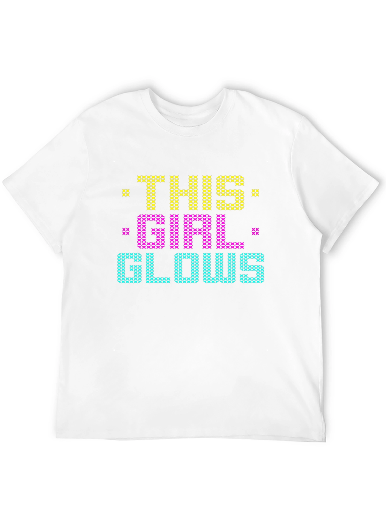 This Girl Glows Pixel Art T-Shirt