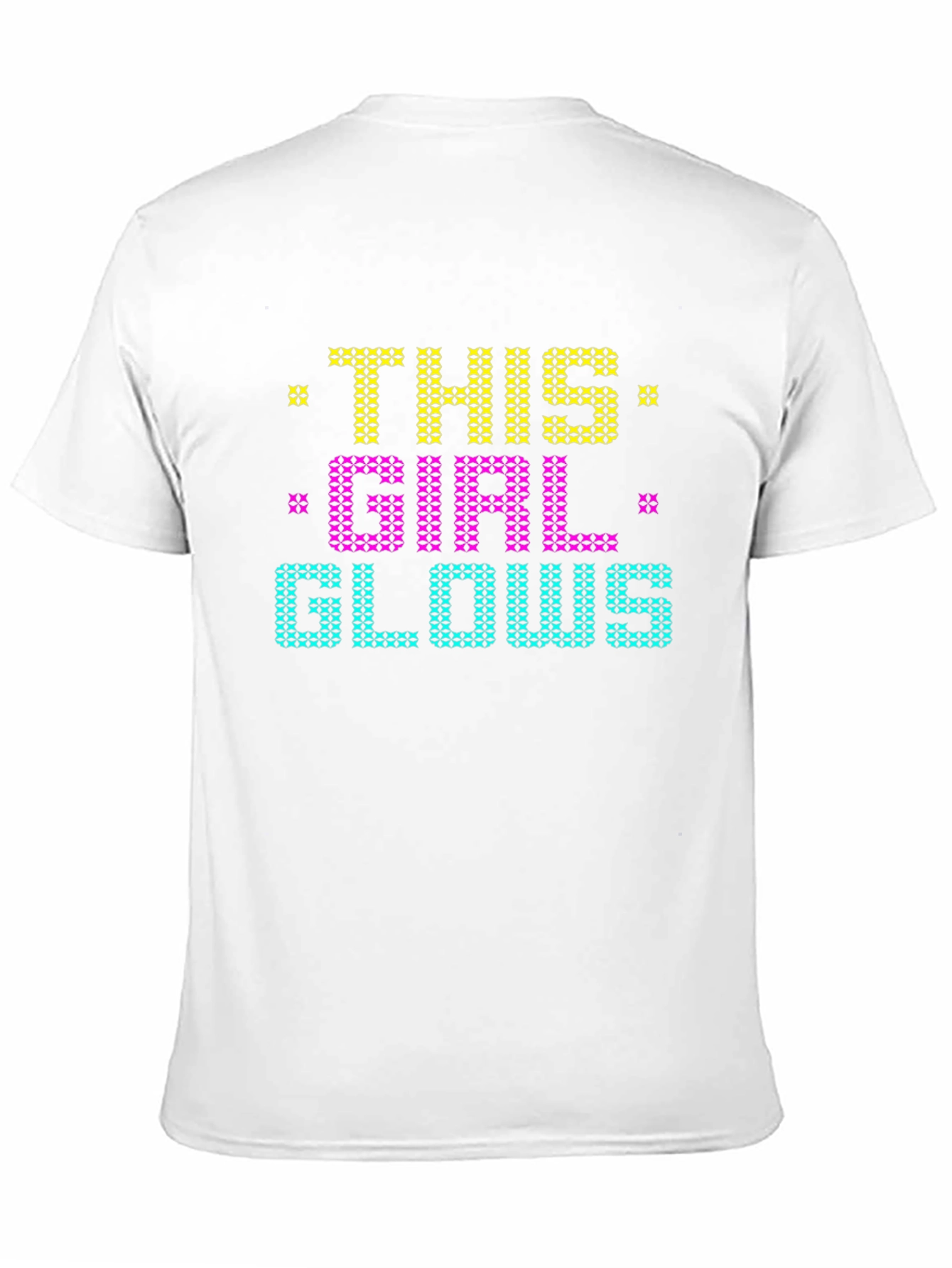 This Girl Glows Pixel Art T-Shirt
