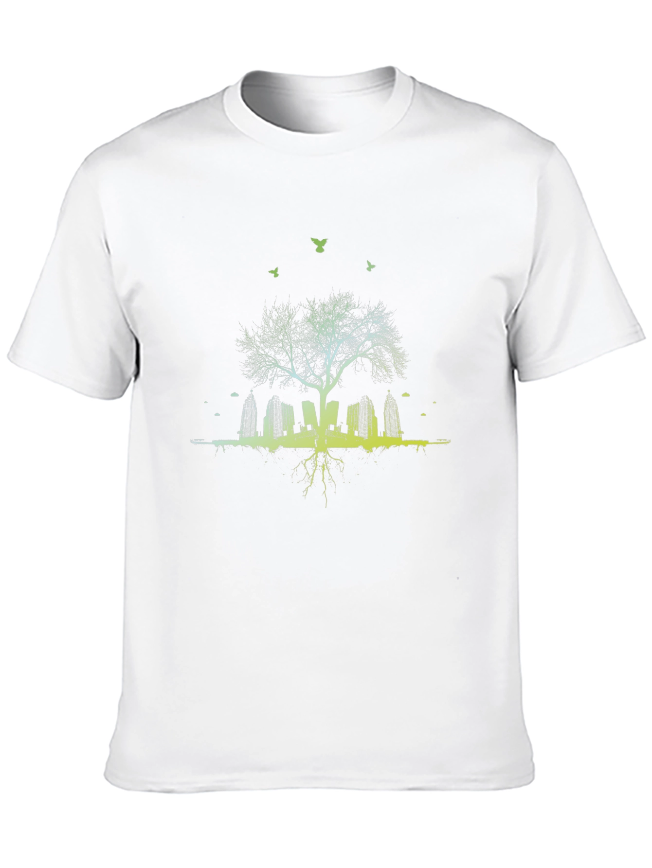 Urban Tree Graphic Black T-Shirt