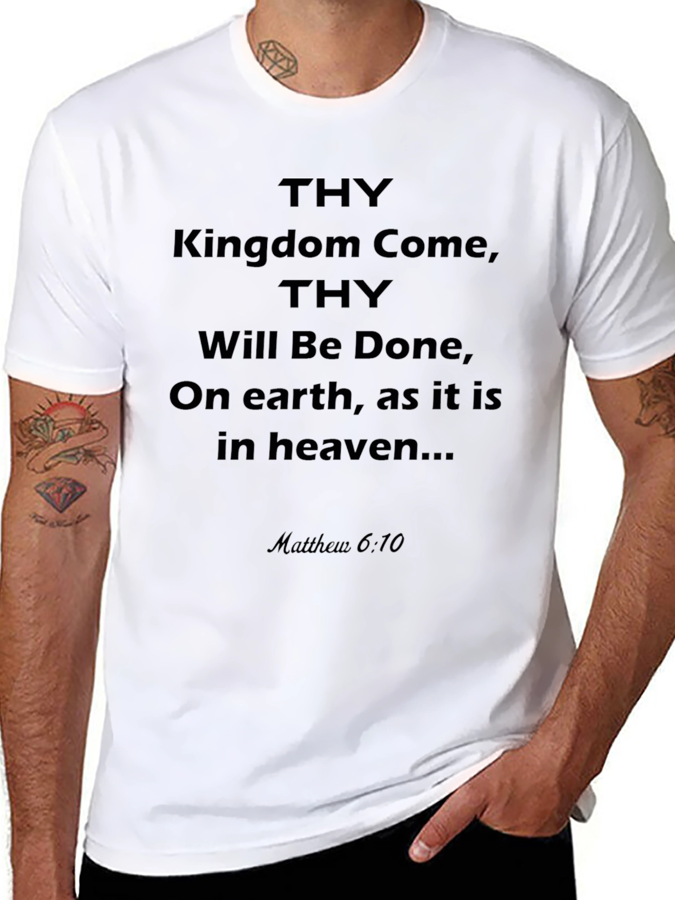 Thy Kingdom Come T-Shirt - Religious Graphic Tee