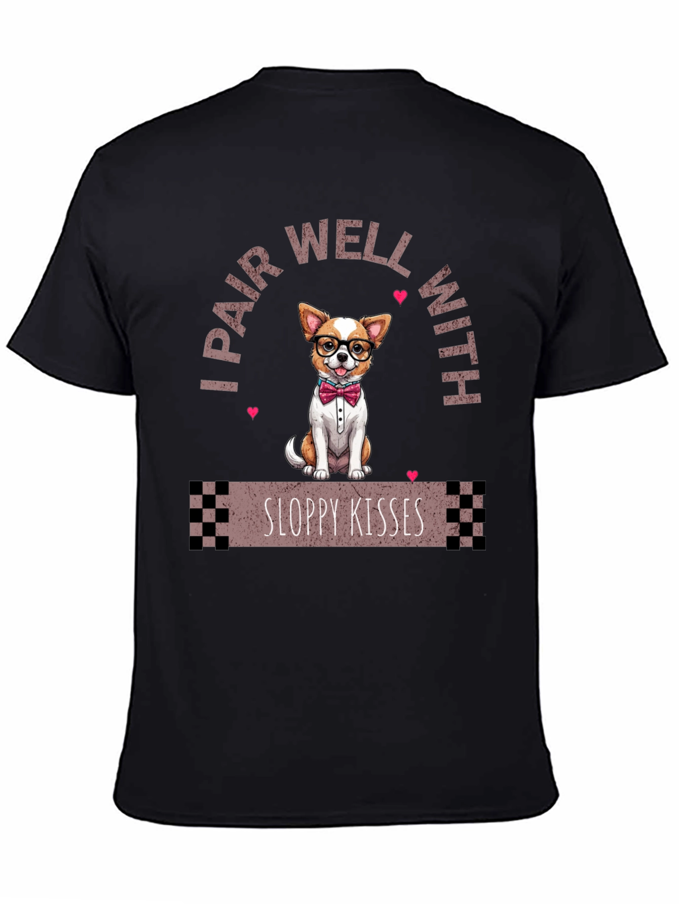 Chihuahua & Sloppy Kisses Mens Graphic Tee