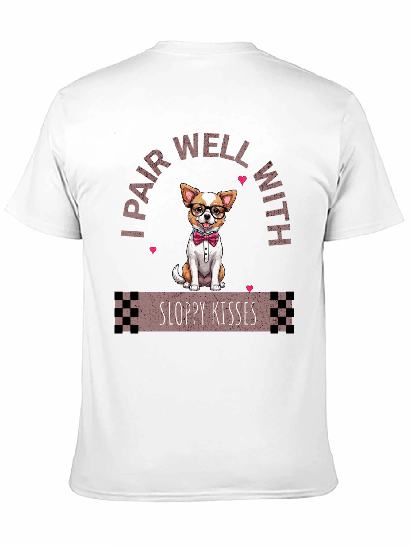 Chihuahua & Sloppy Kisses Mens Graphic Tee