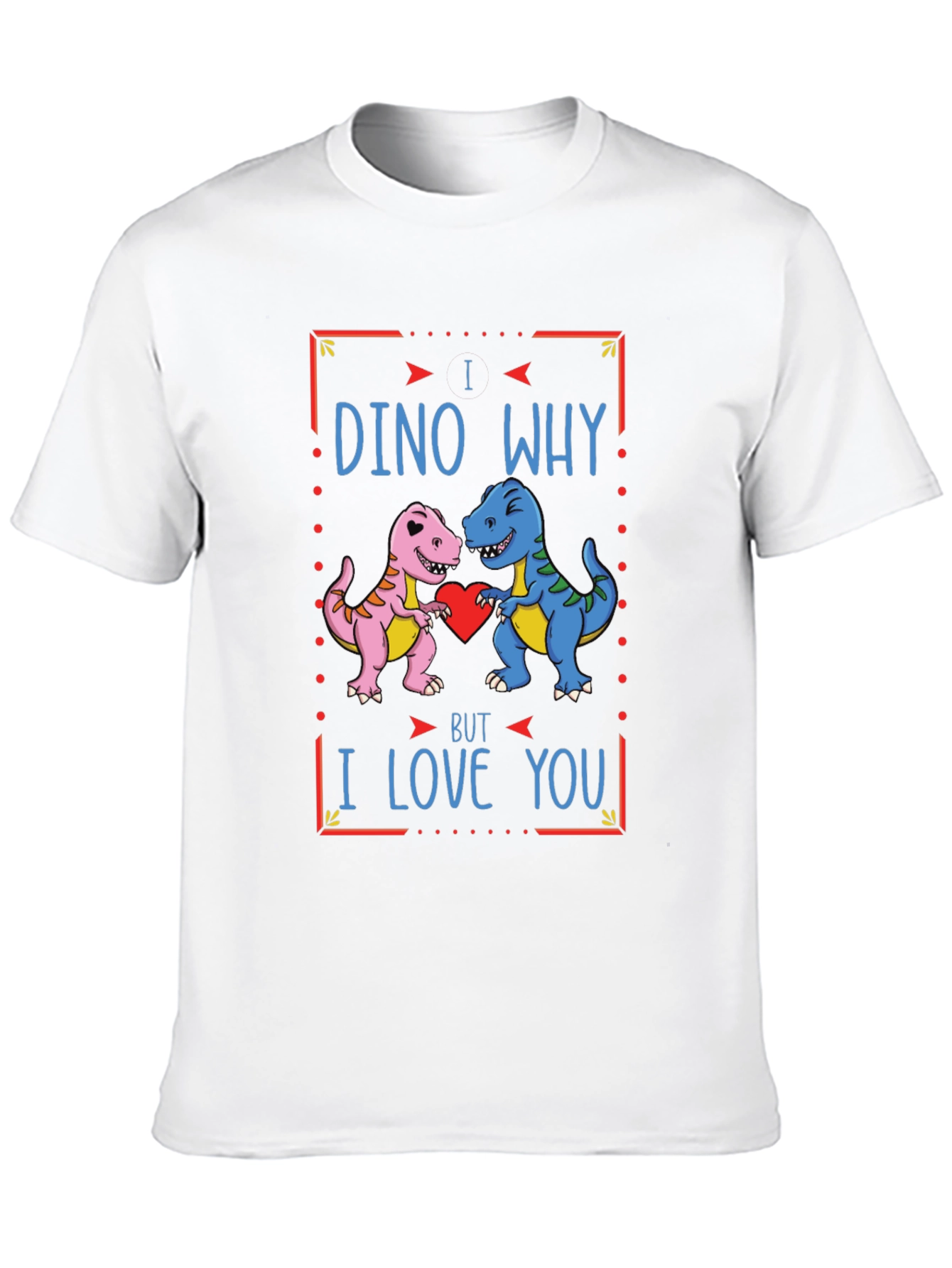 Dino Love T-Shirt Valentines Day Gift