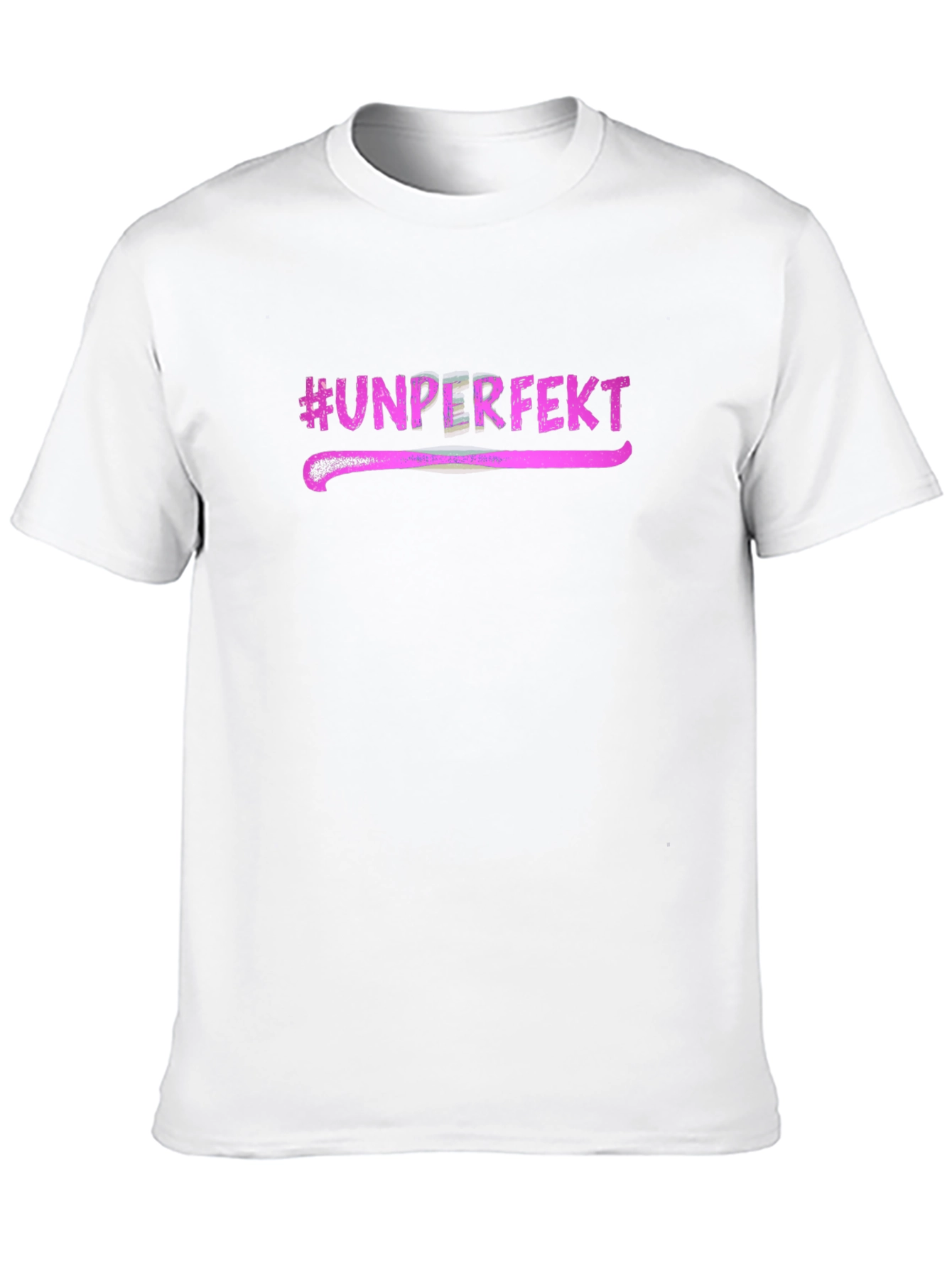 #Unperfekt Black Graphic Tee - Unique Casual Style