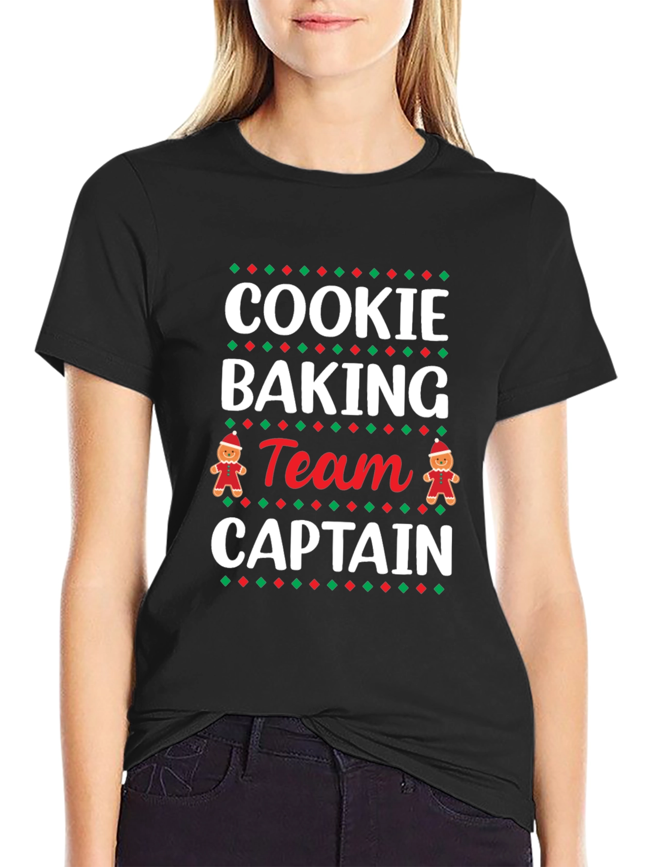 Cookie Baking Team Captain T-Shirt Funny Holiday Tee