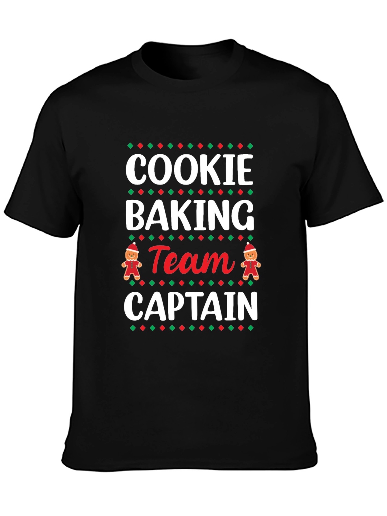 Cookie Baking Team Captain T-Shirt Funny Holiday Tee