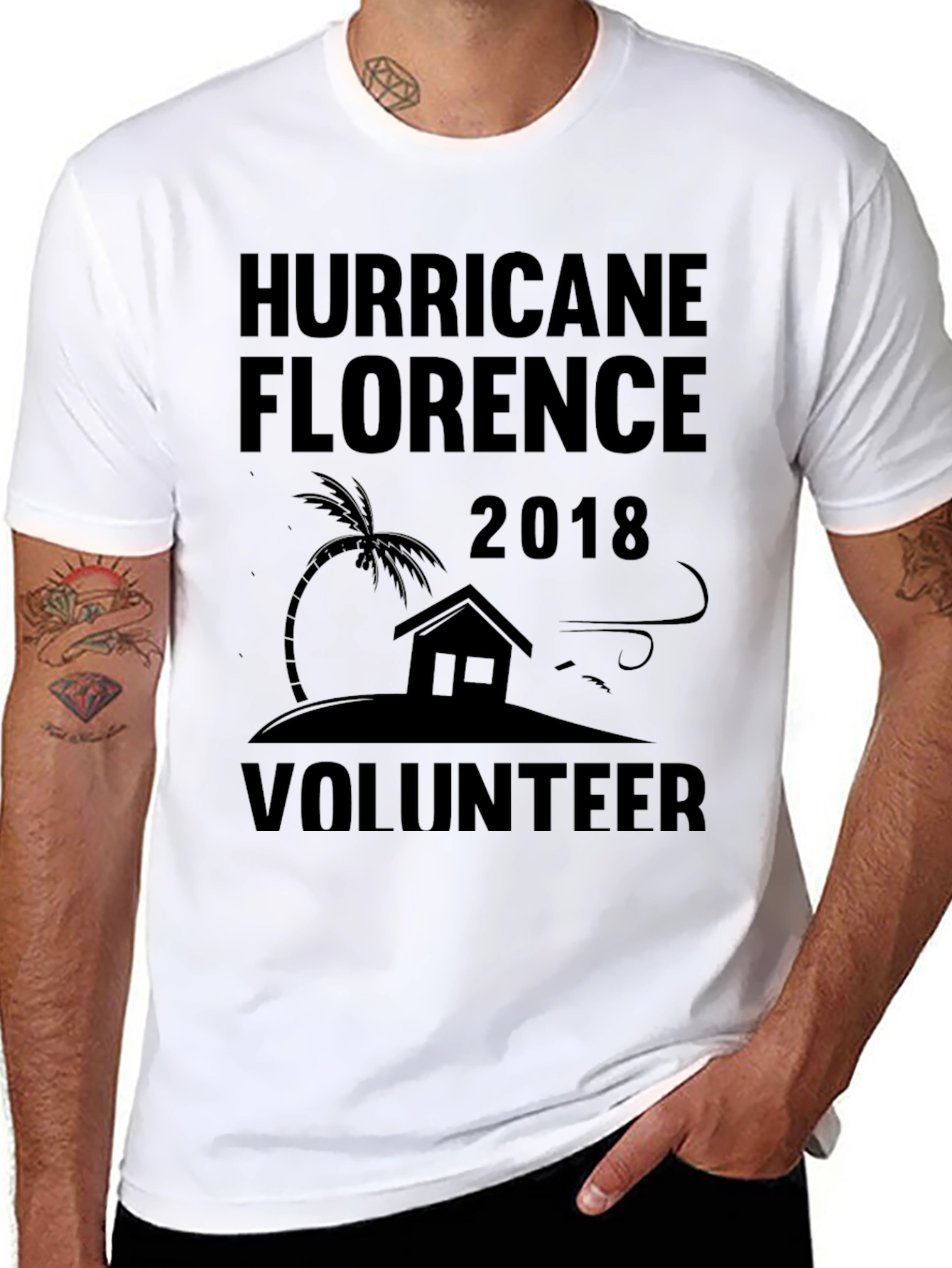 Hurricane Florence 2018 Volunteer T-Shirt