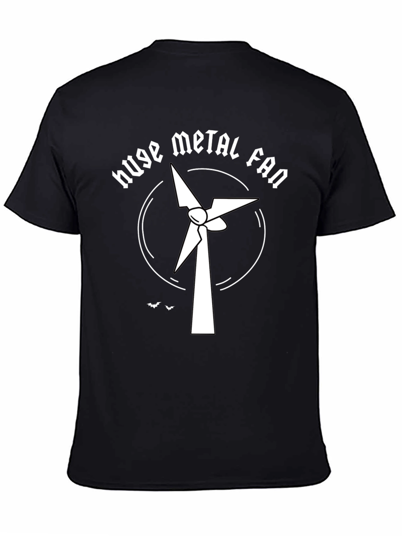 Huge Metal Fan T-Shirt - Black Graphic Tee