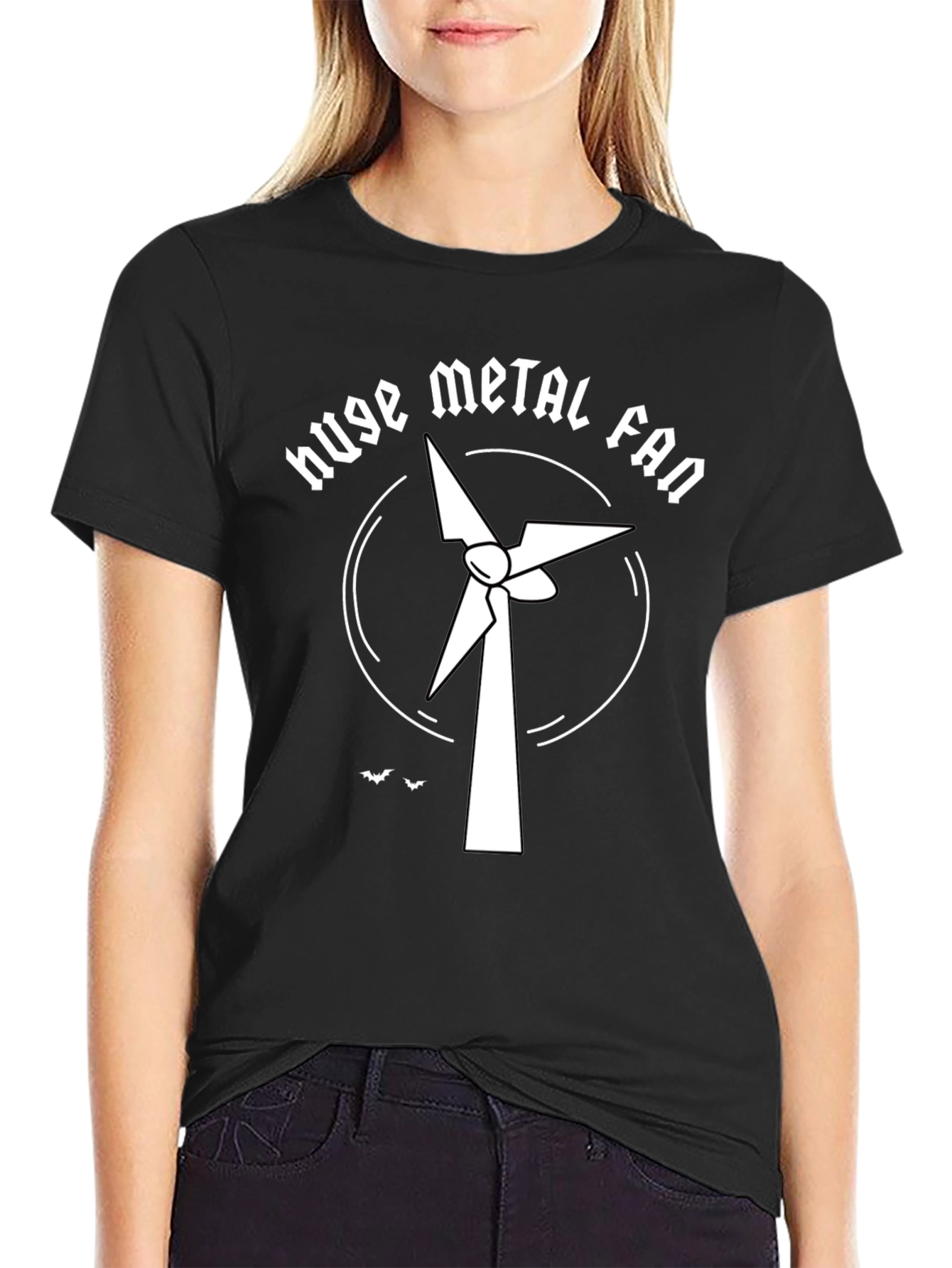 Huge Metal Fan T-Shirt - Black Graphic Tee