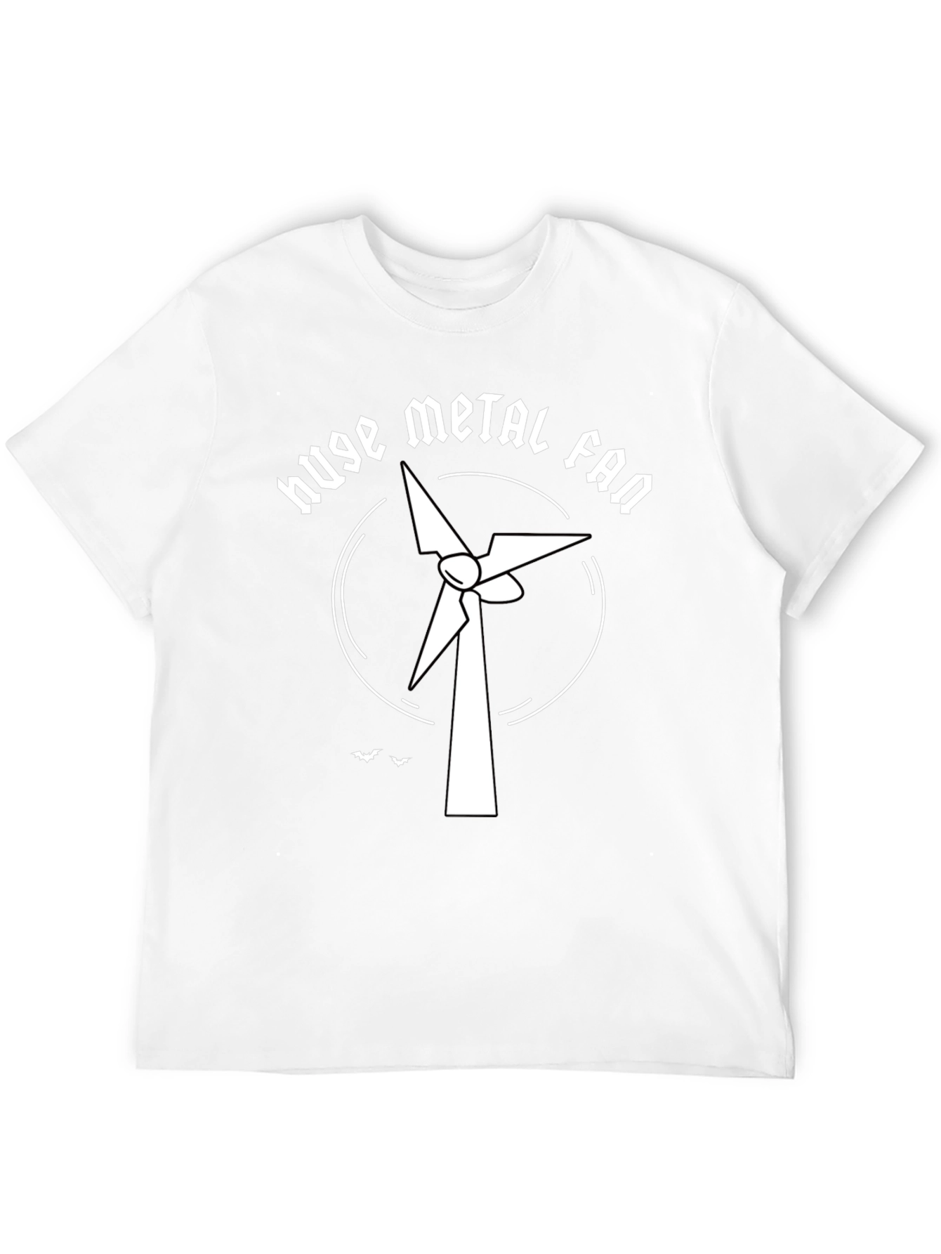 Huge Metal Fan T-Shirt - Black Graphic Tee