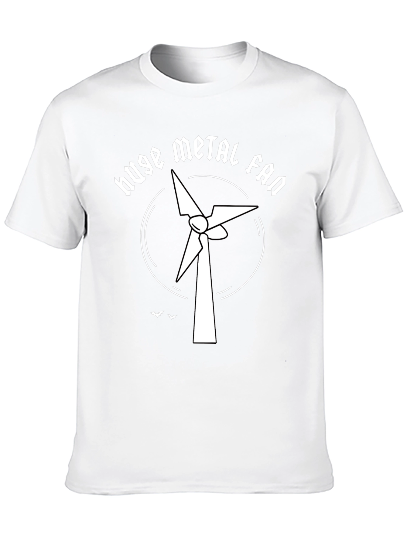 Huge Metal Fan T-Shirt - Black Graphic Tee