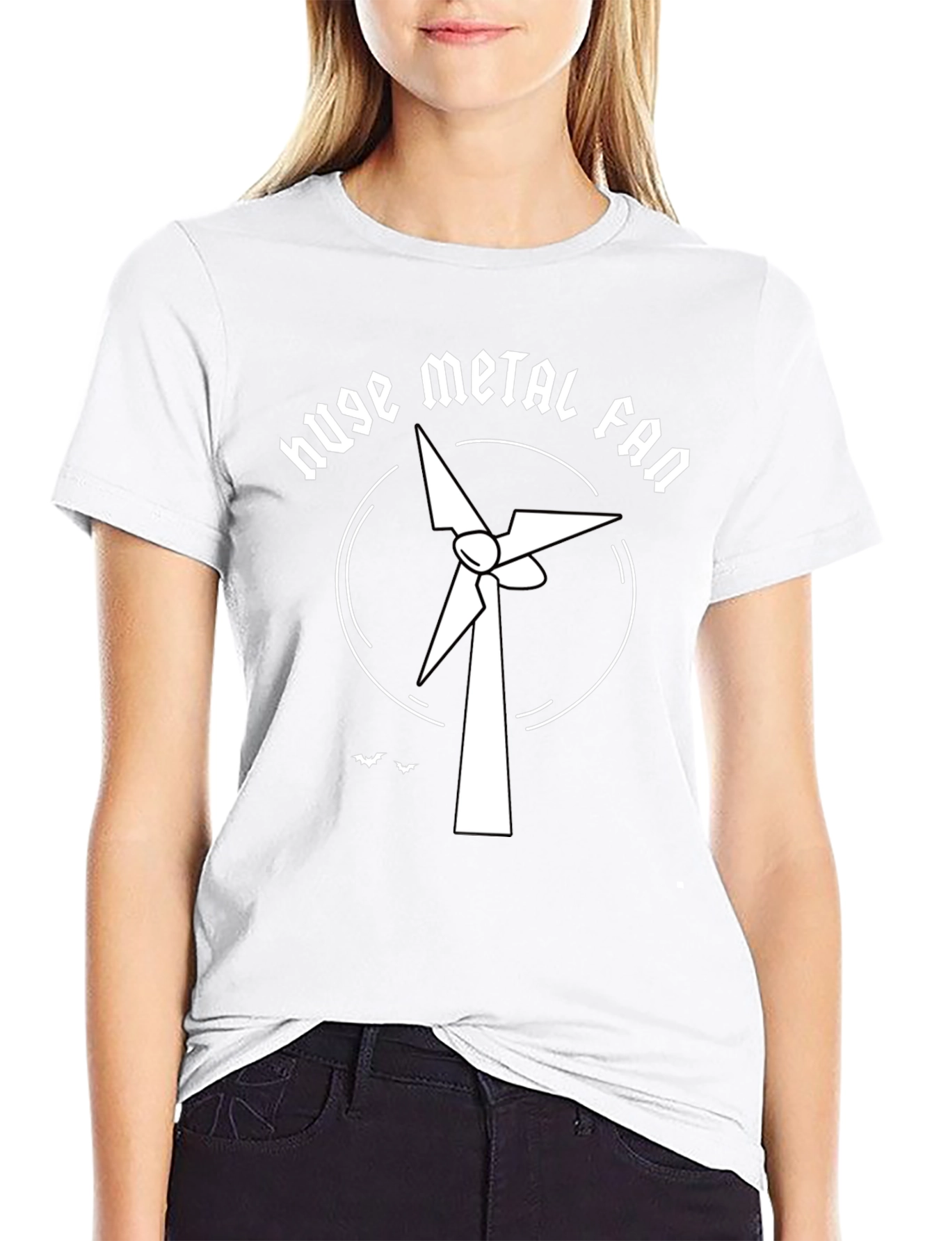 Huge Metal Fan T-Shirt - Black Graphic Tee