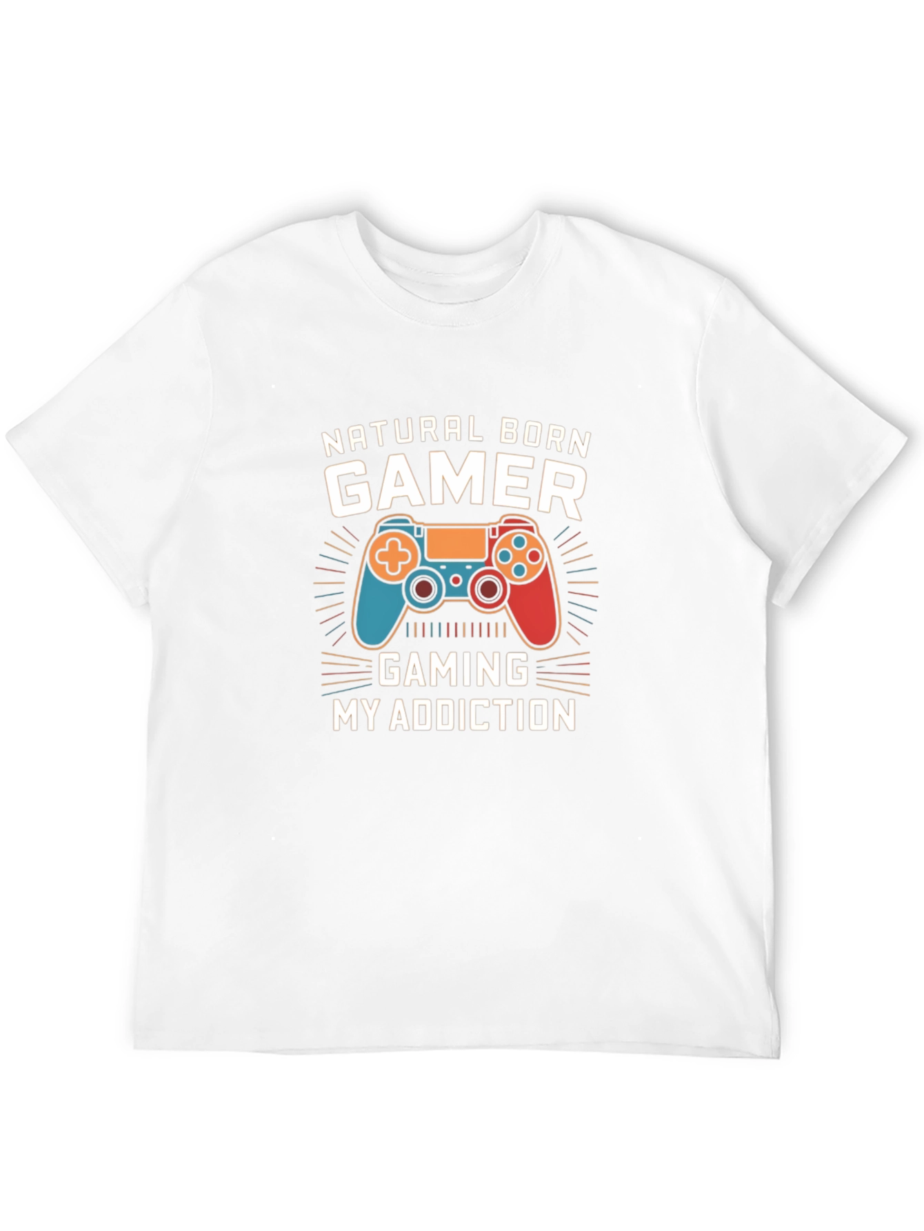 Natural Born Gamer Black T-Shirt