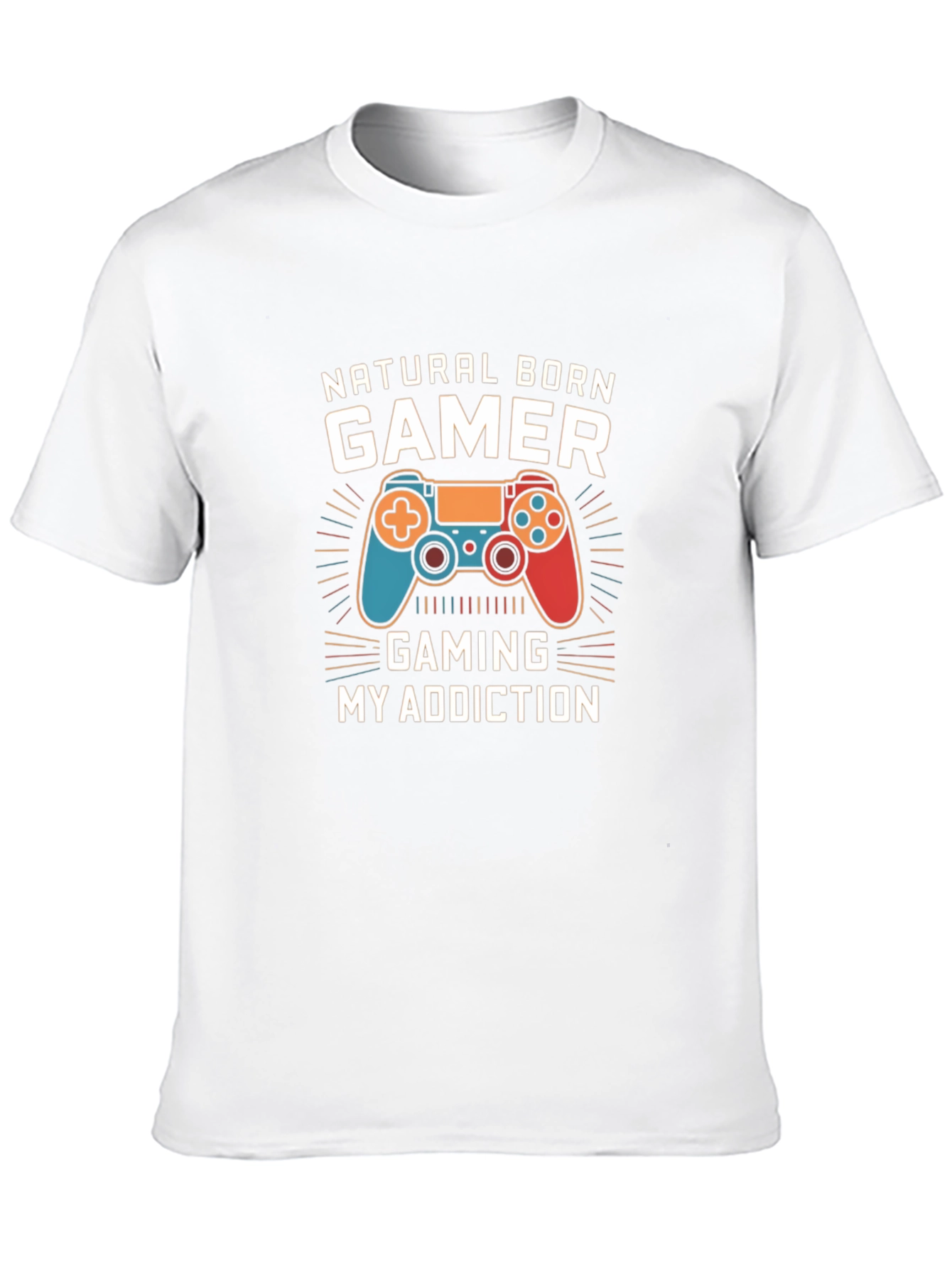 Natural Born Gamer Black T-Shirt
