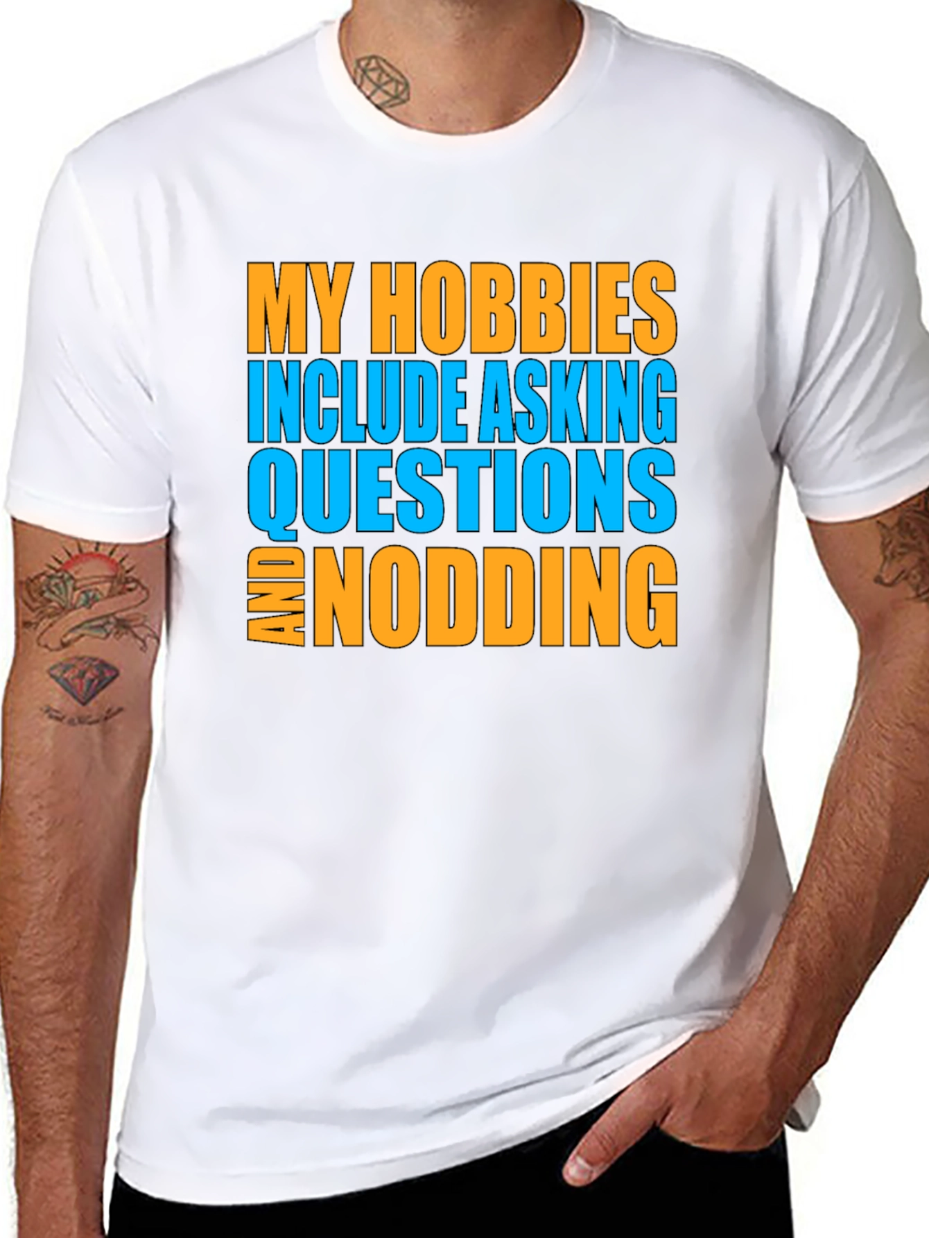 Humorous Hobbies Graphic T-Shirt