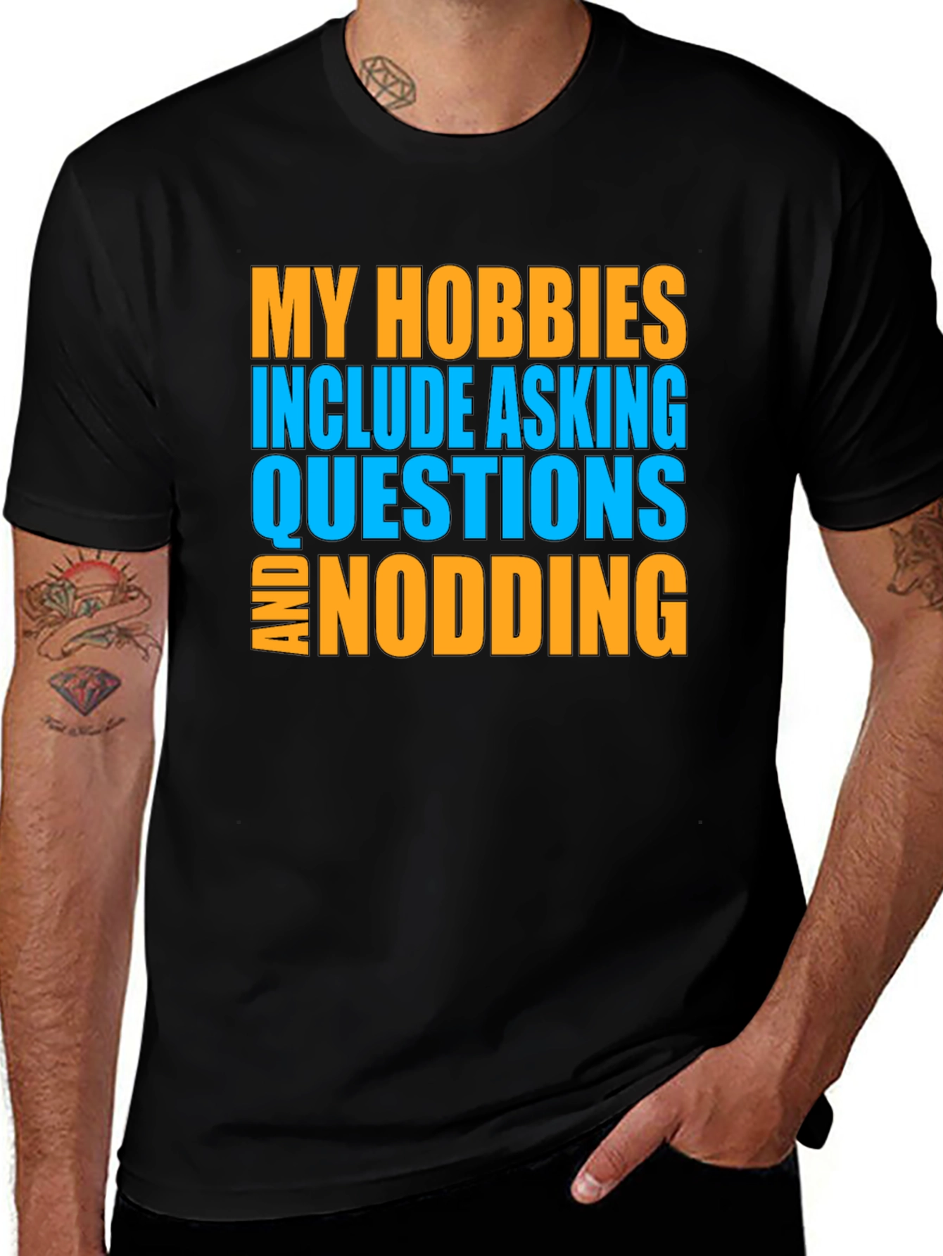 Humorous Hobbies Graphic T-Shirt