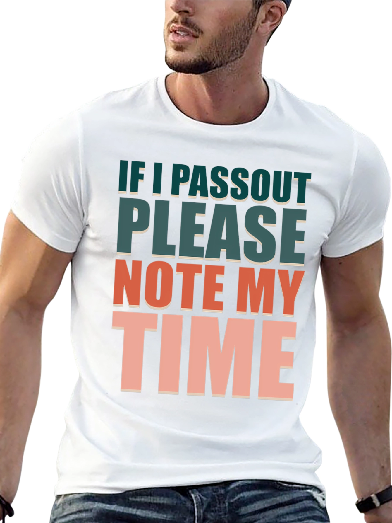 Humorous Workout T-Shirt: Note My Time