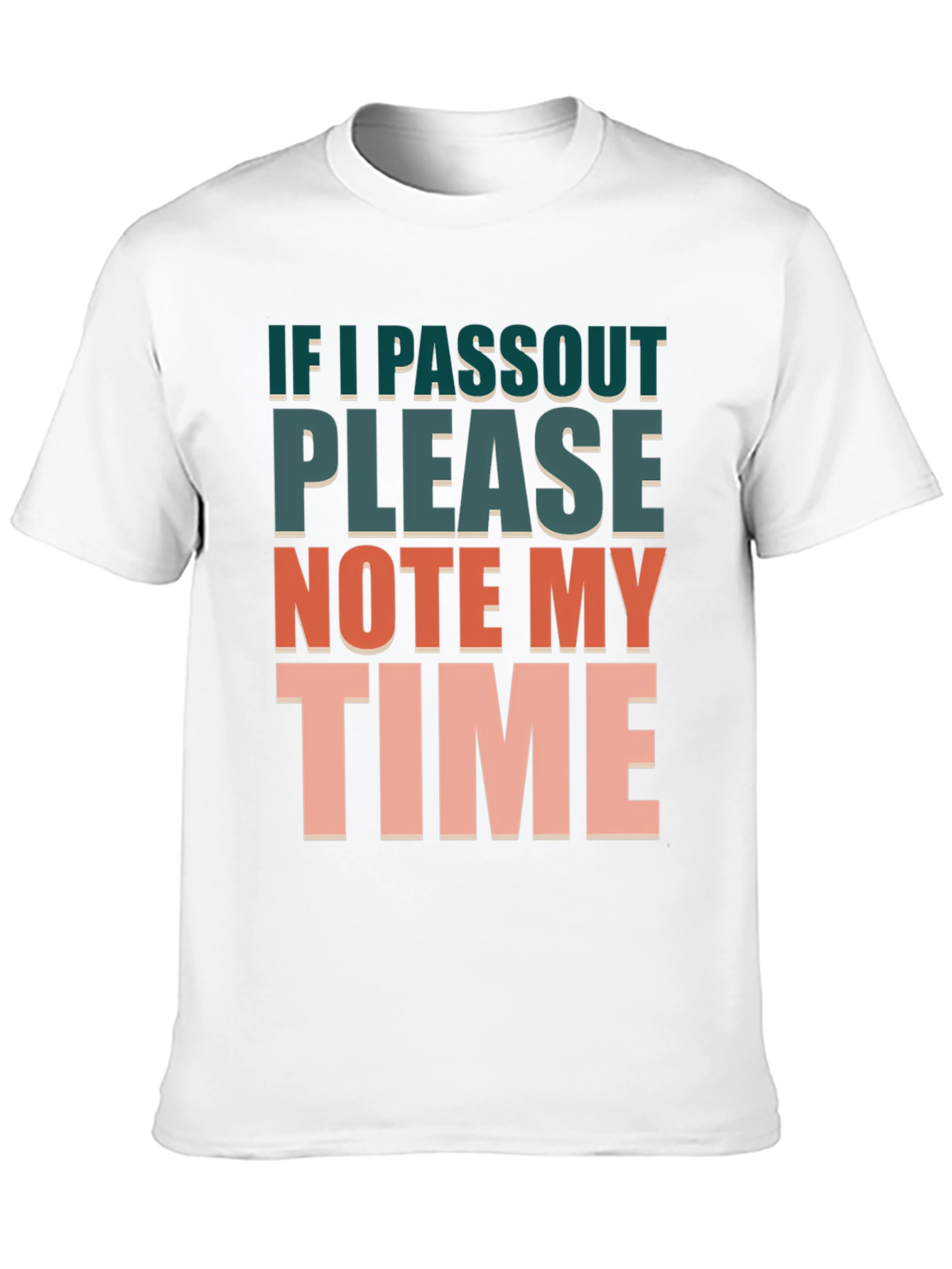 Humorous Workout T-Shirt: Note My Time