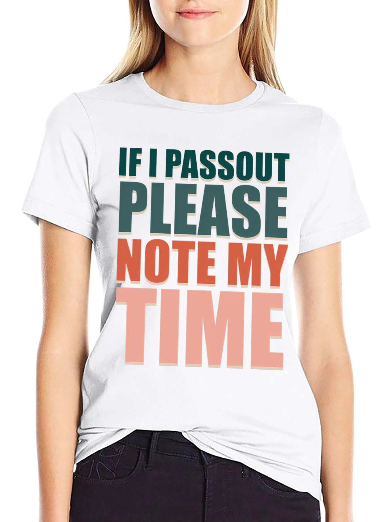 Humorous Workout T-Shirt: Note My Time