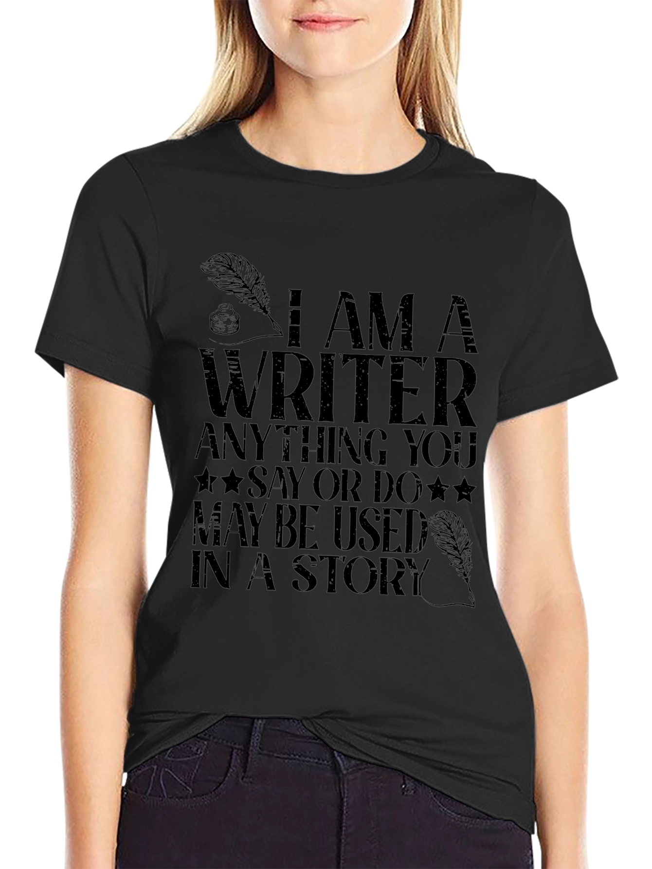 I Am A Writer T-Shirt - Novelty Graphic Tee