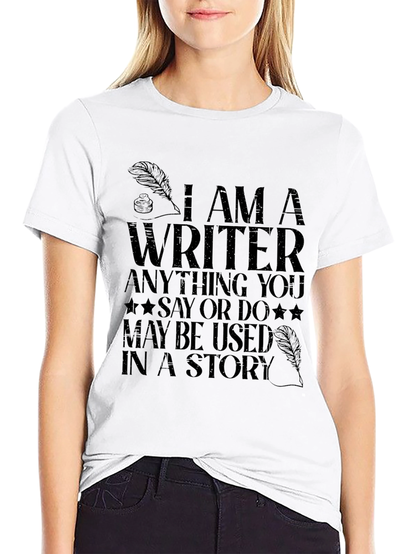 I Am A Writer T-Shirt - Novelty Graphic Tee