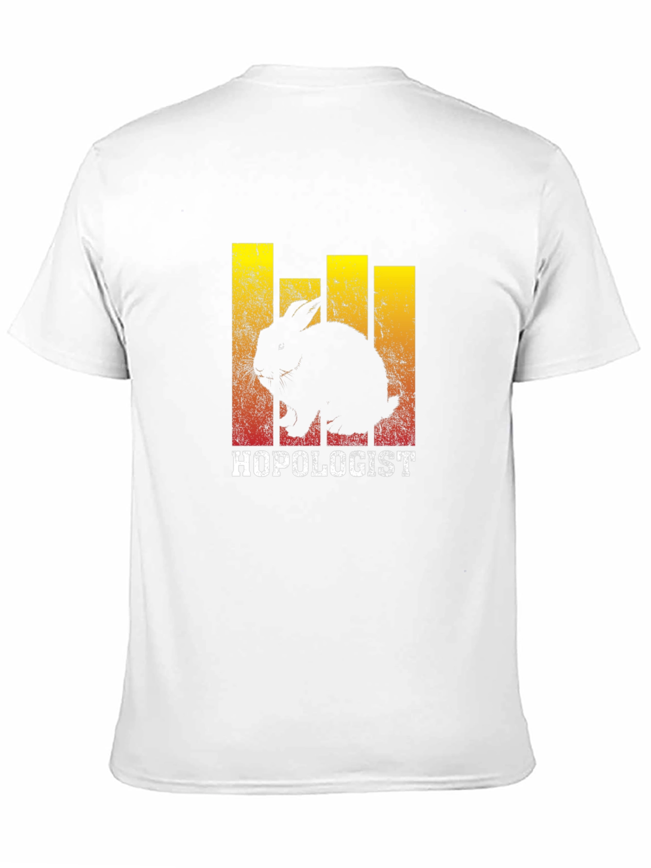 Hopologist Rabbit Graphic Tee - Black Cotton T-Shirt