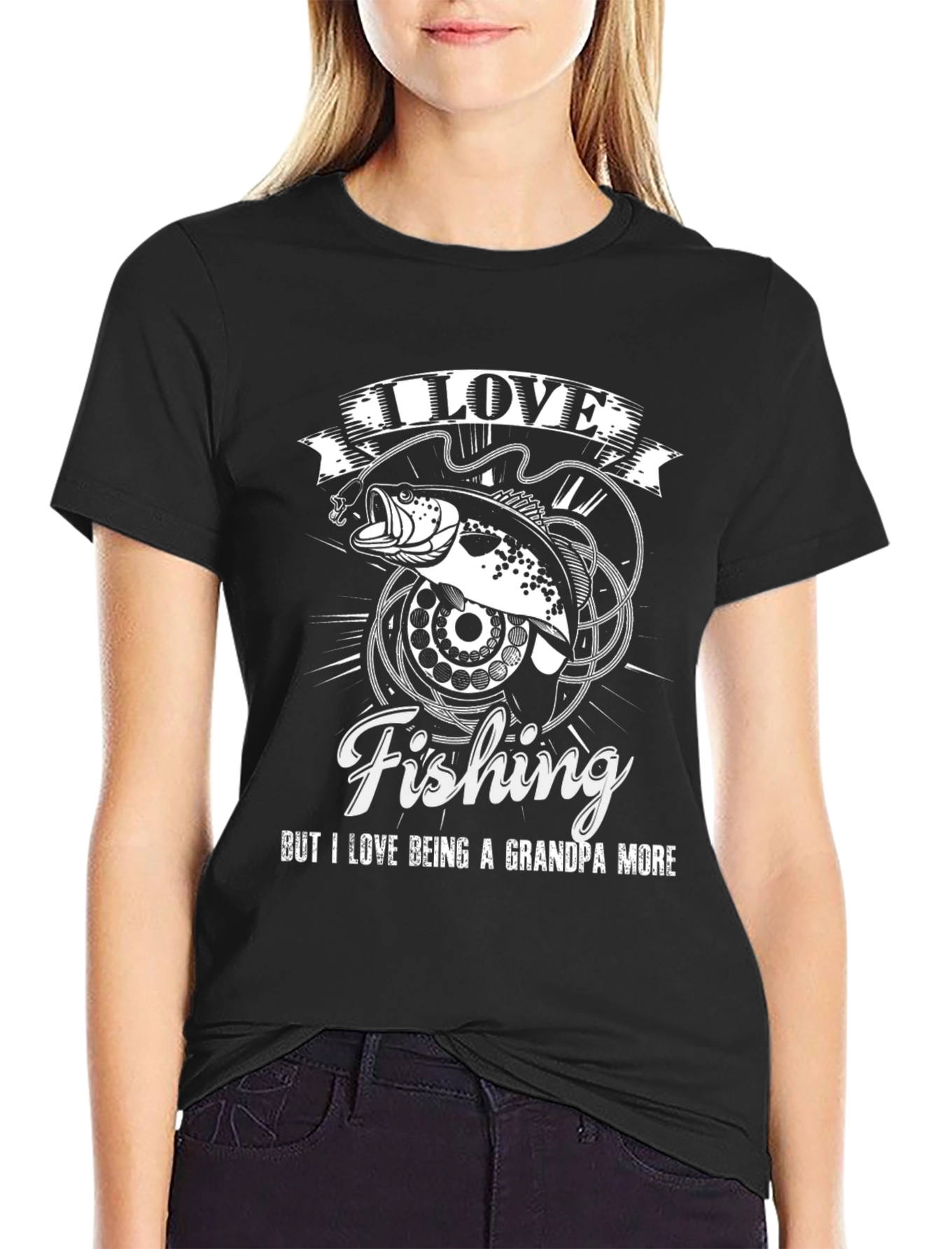 I Love Fishing Grandpa T-Shirt