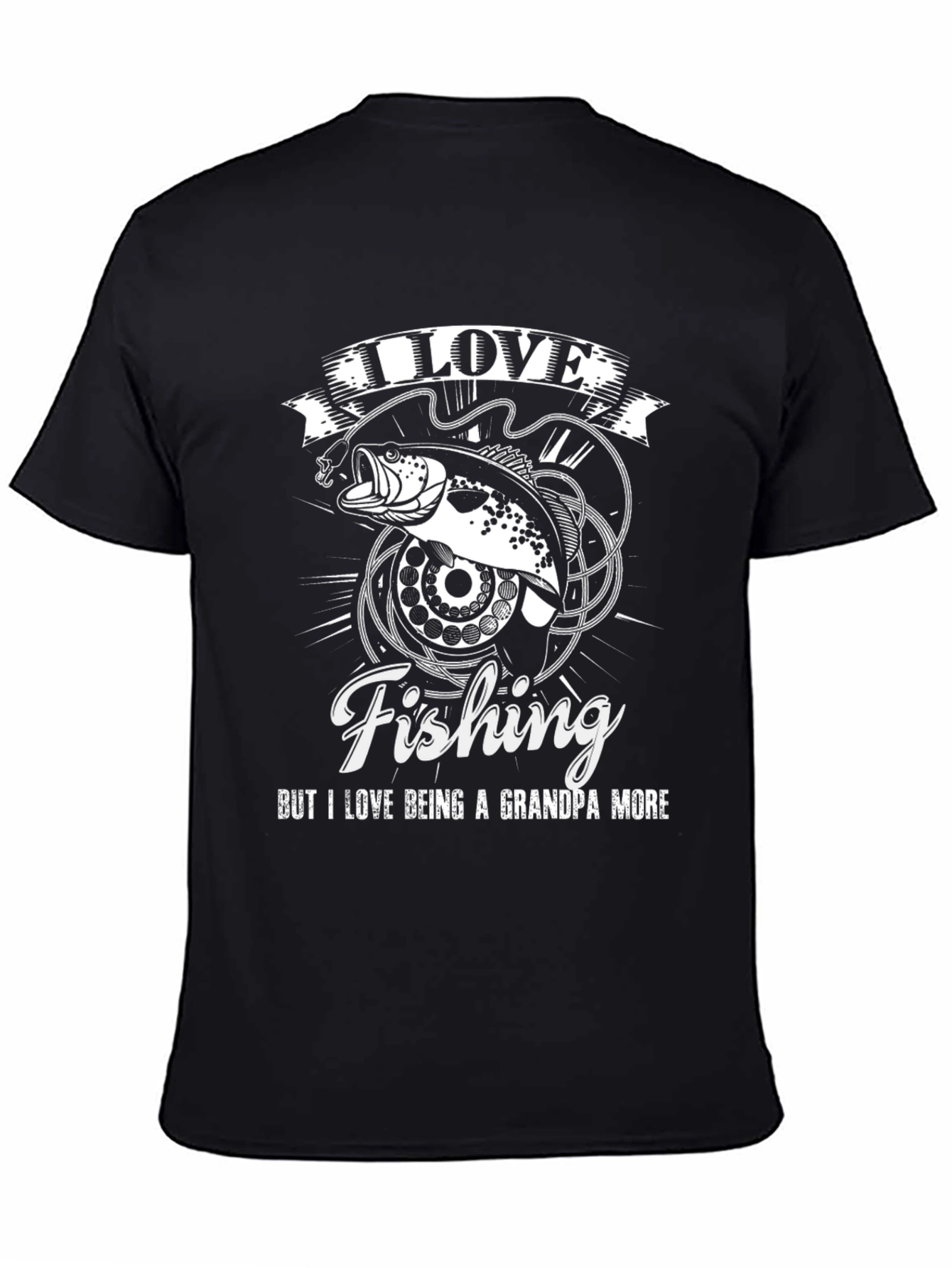 I Love Fishing Grandpa T-Shirt