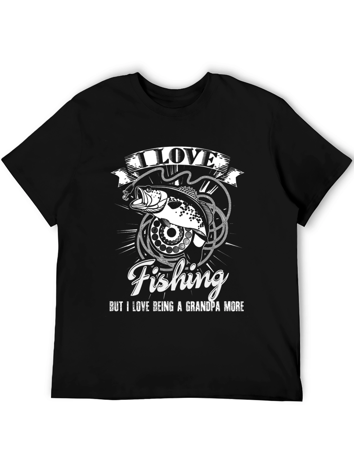 I Love Fishing Grandpa T-Shirt