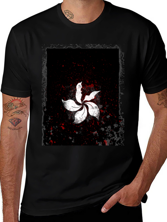 Hong Kong Flower Flag T-Shirt