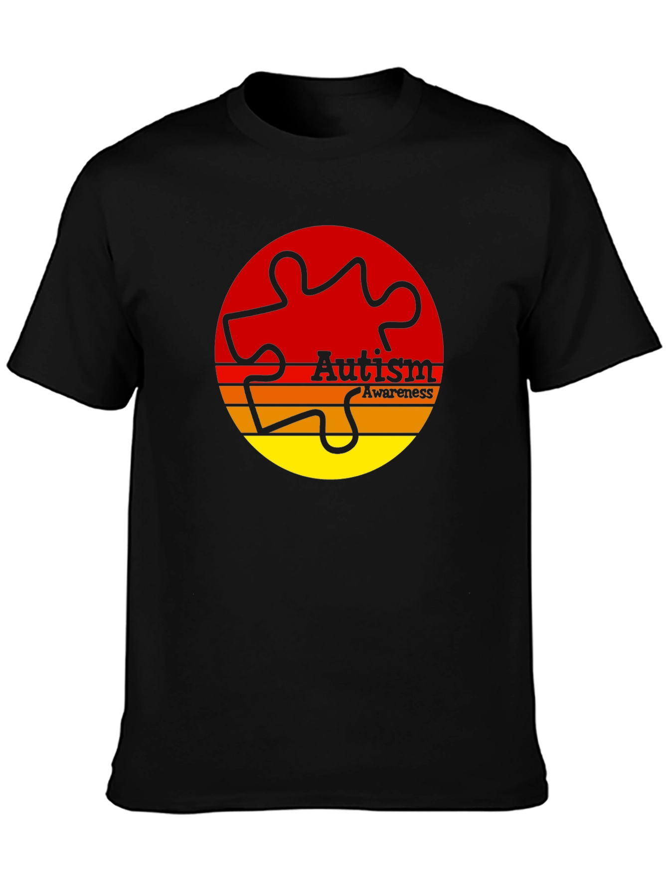 Autism Awareness T-Shirt Puzzle Piece Graphic Tee