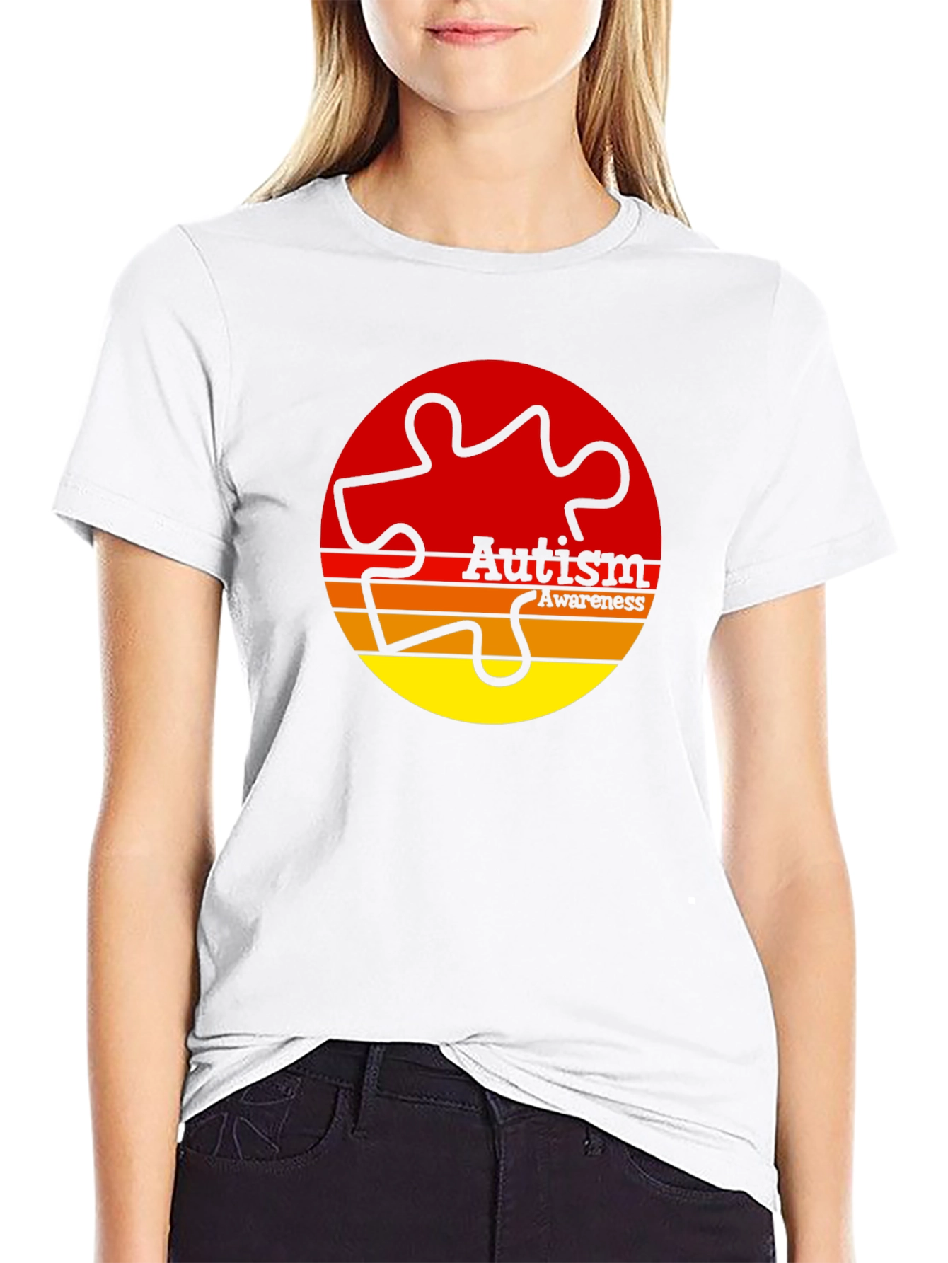 Autism Awareness T-Shirt Puzzle Piece Graphic Tee