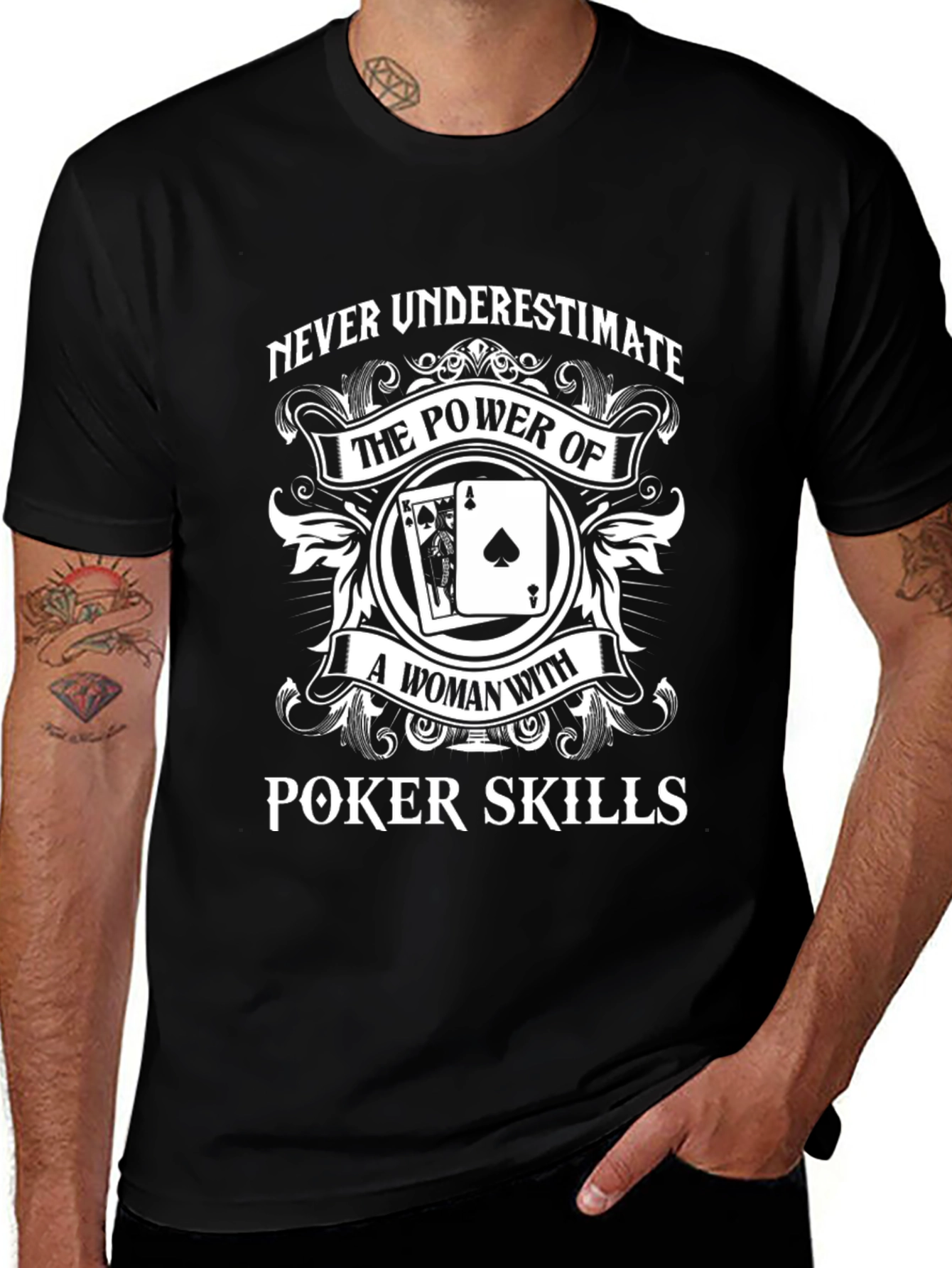 Poker Skills Woman Graphic T-Shirt