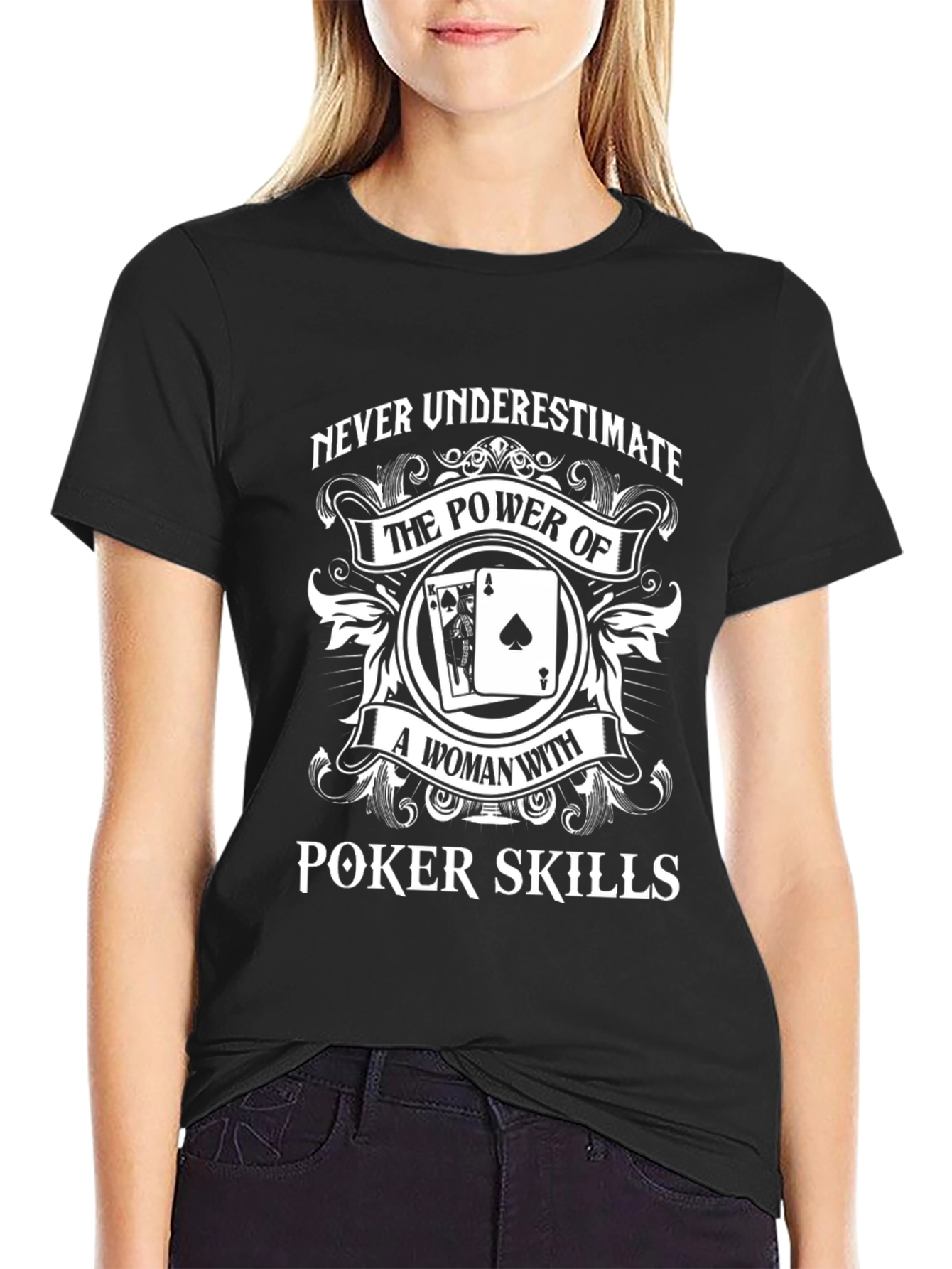 Poker Skills Woman Graphic T-Shirt