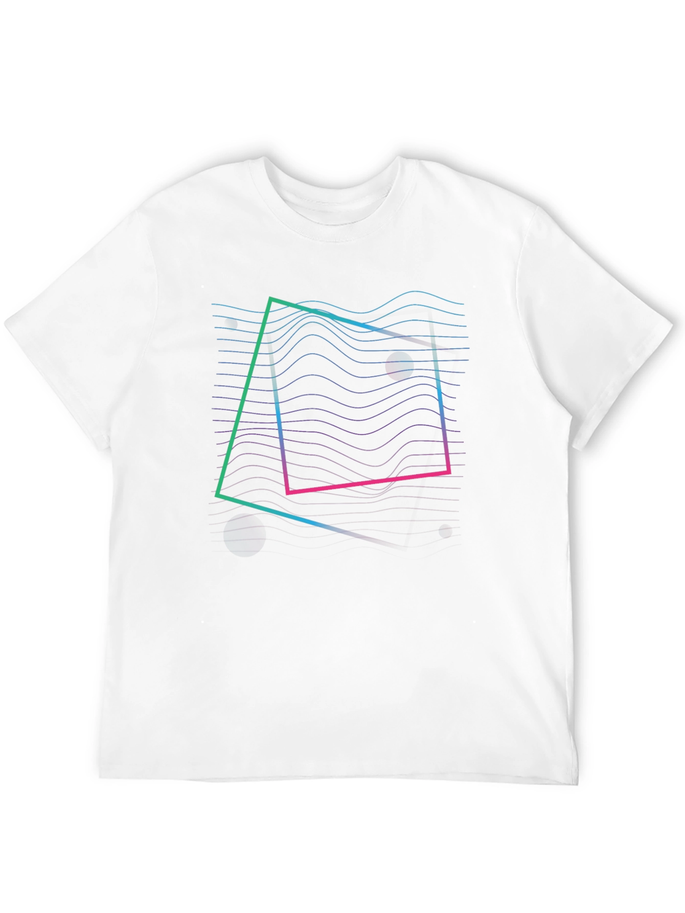 Retro Wave Graphic Tee - Black