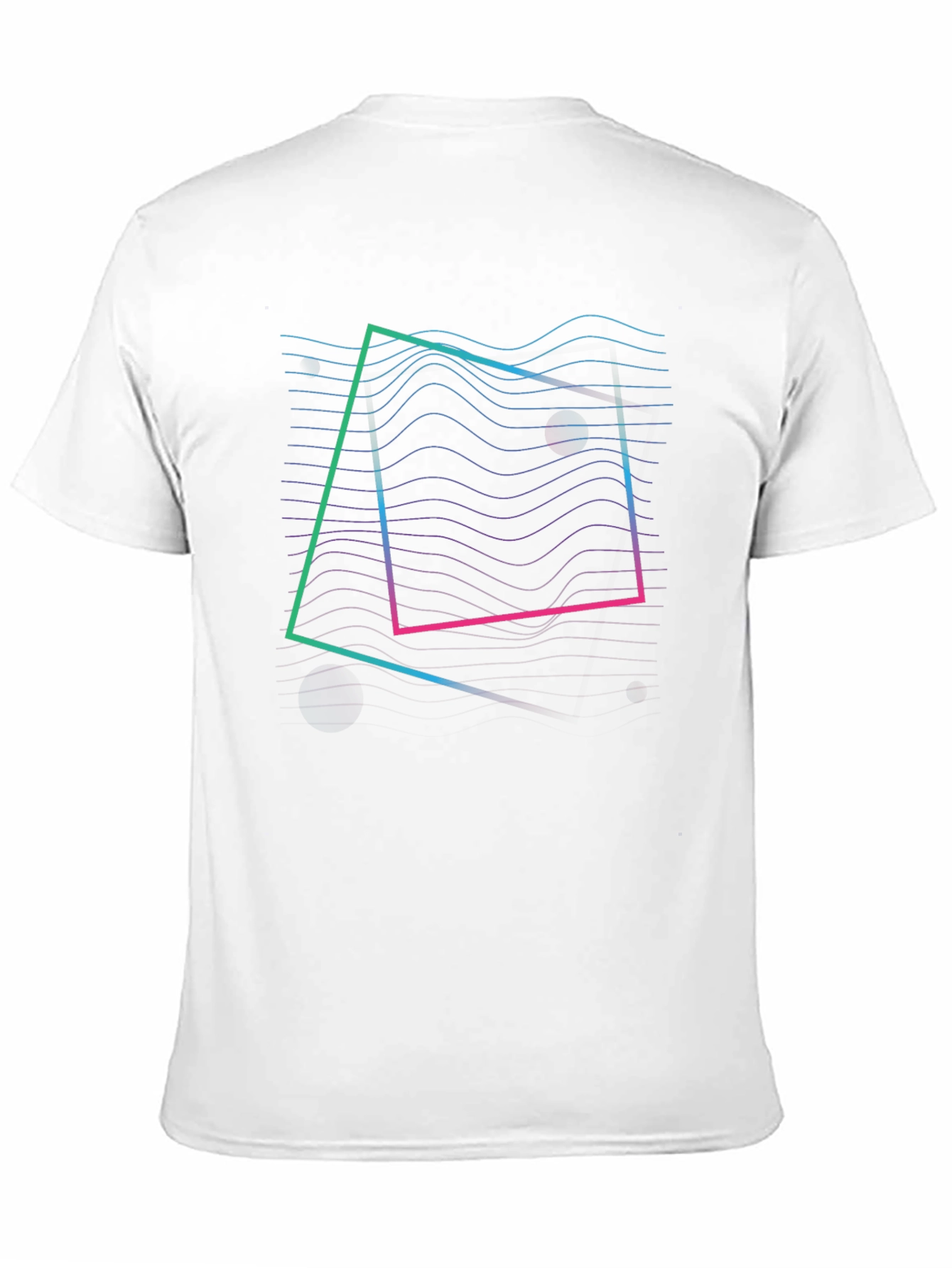 Retro Wave Graphic Tee - Black