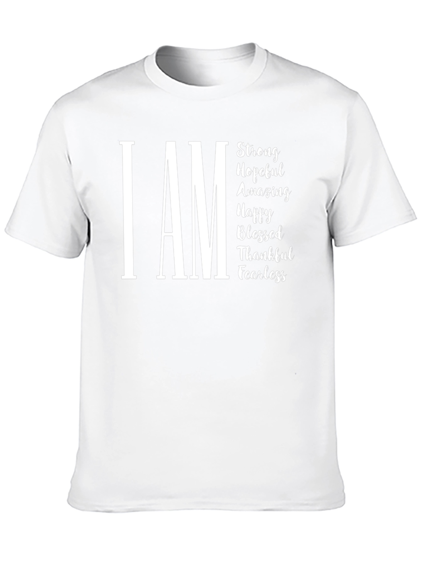 I AM Strong Graphic T-Shirt - Positive Affirmations