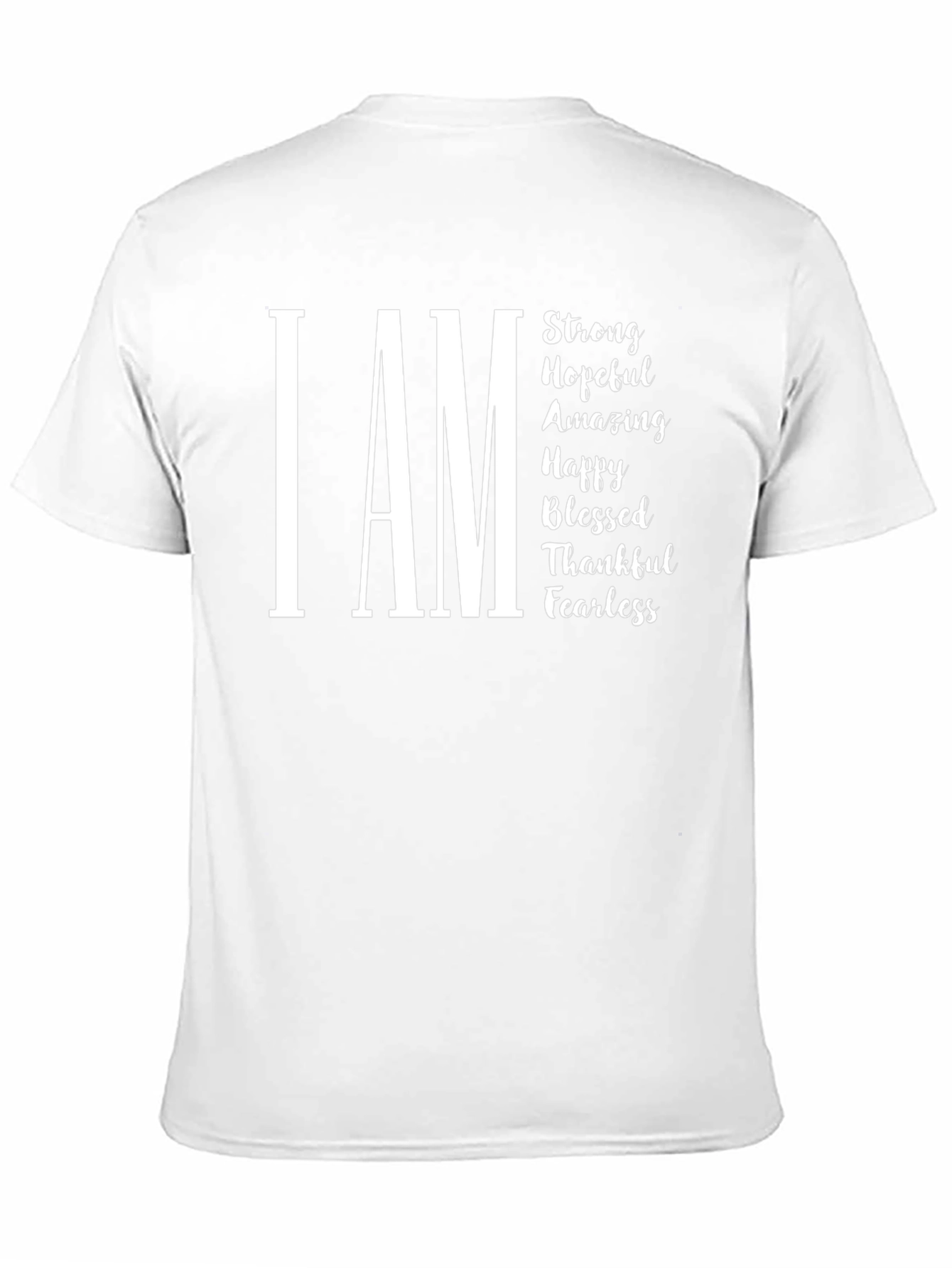 I AM Strong Graphic T-Shirt - Positive Affirmations