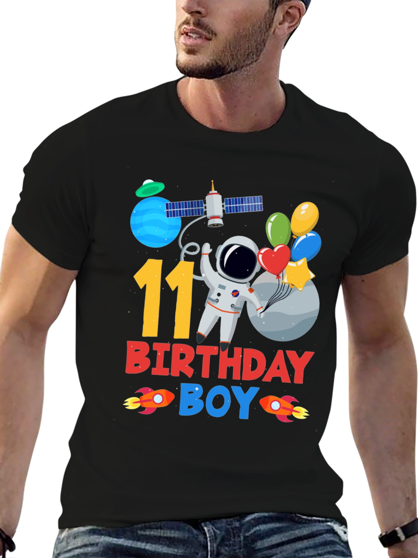 11th Birthday Astronaut Boy T-Shirt
