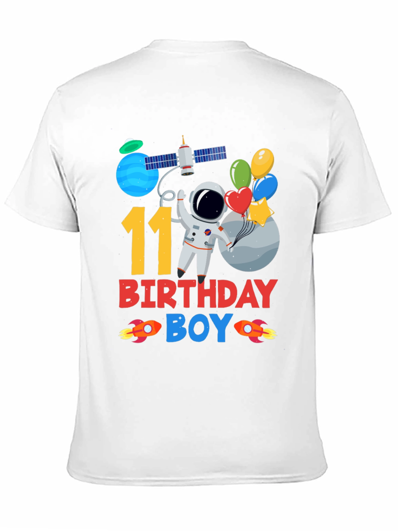 11th Birthday Astronaut Boy T-Shirt