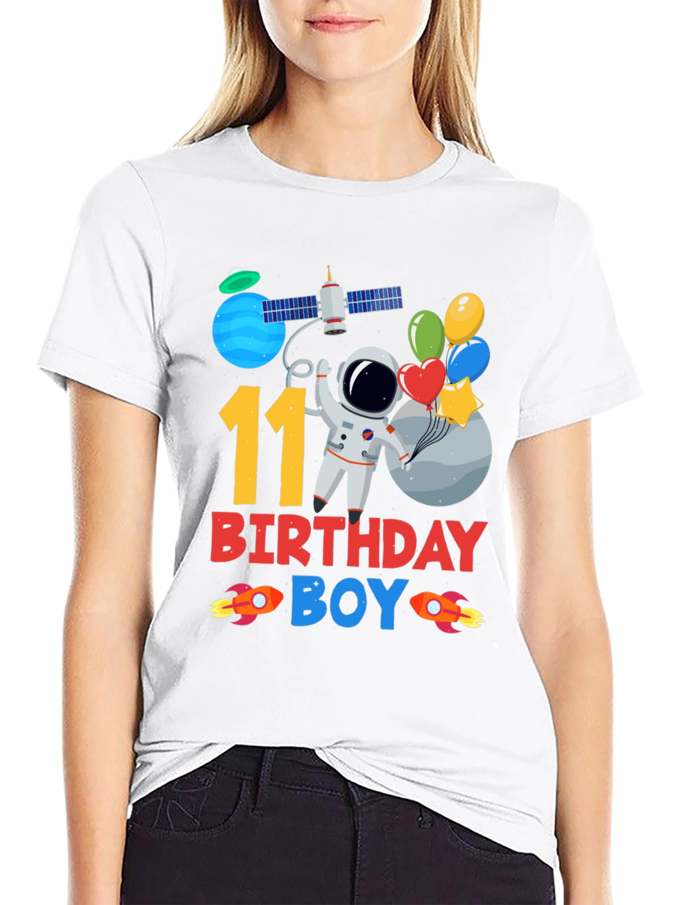 11th Birthday Astronaut Boy T-Shirt