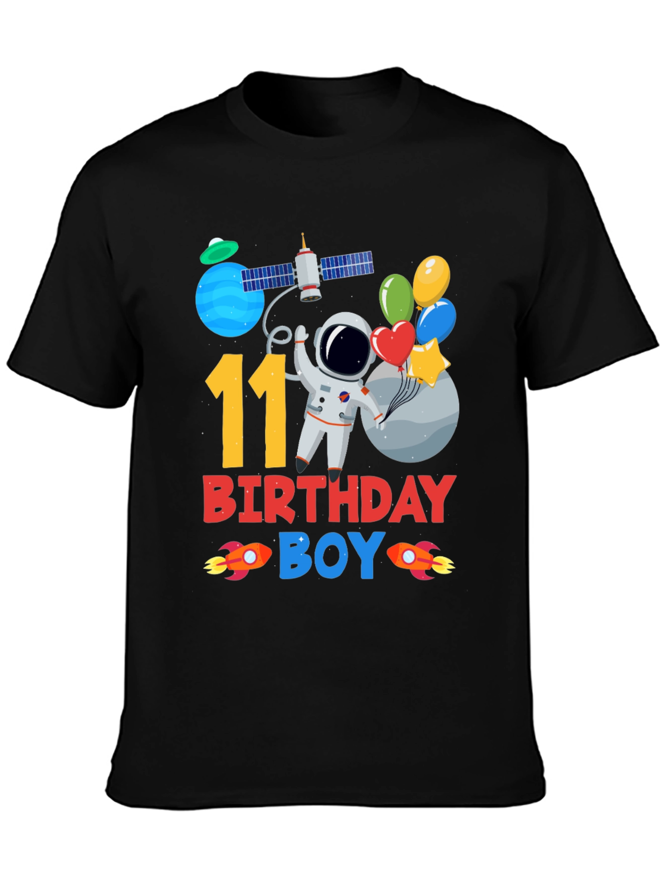 11th Birthday Astronaut Boy T-Shirt