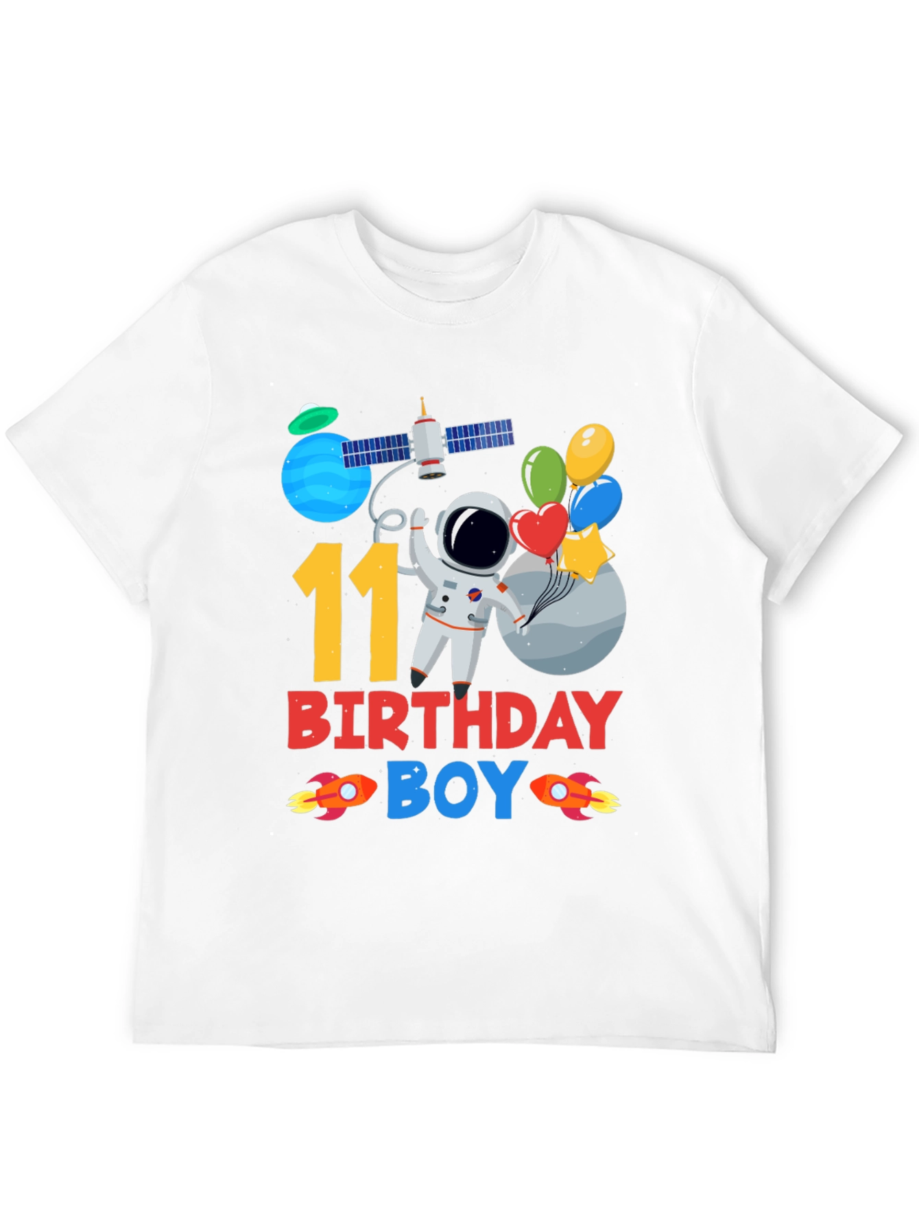 11th Birthday Astronaut Boy T-Shirt
