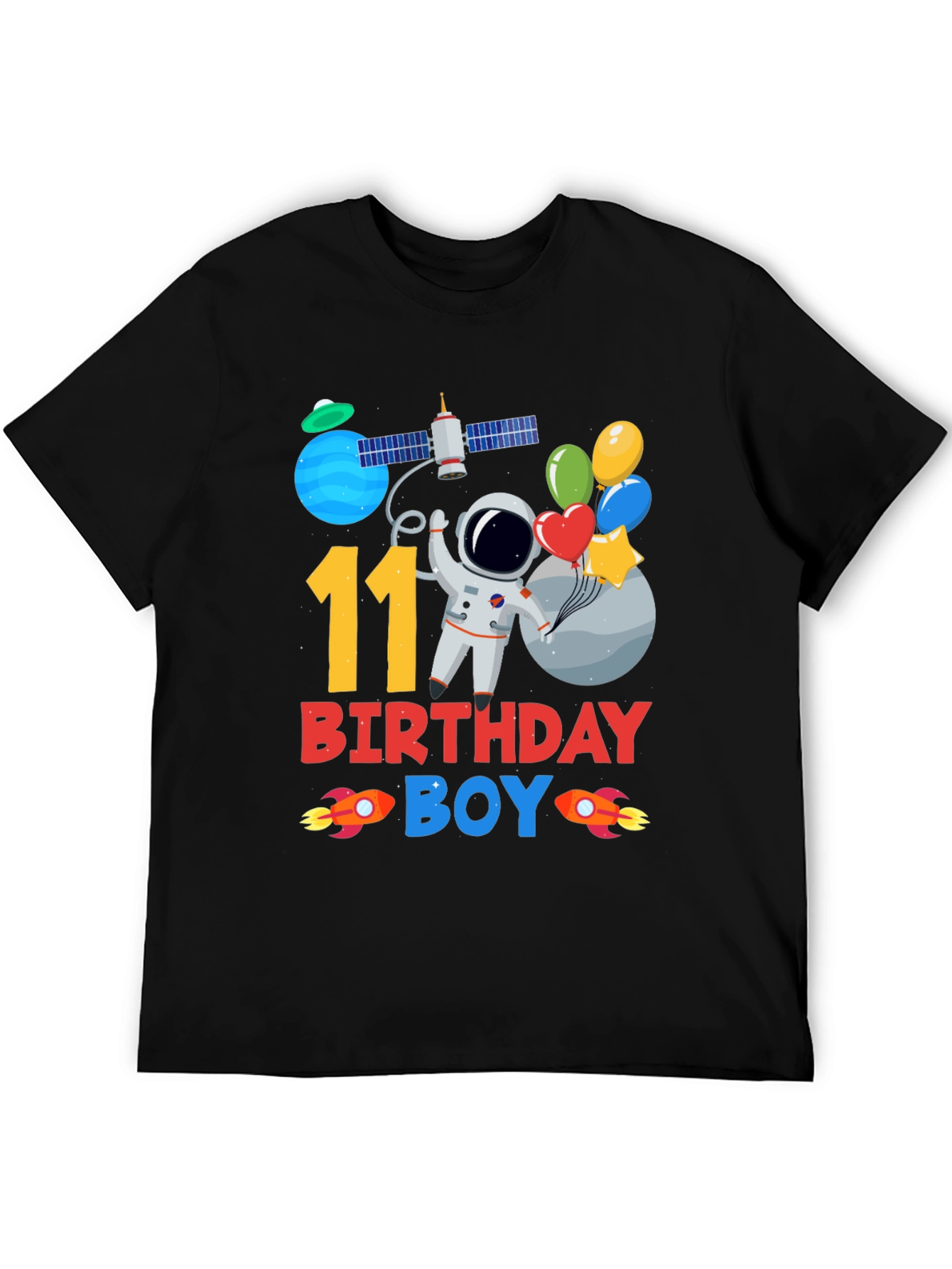 11th Birthday Astronaut Boy T-Shirt