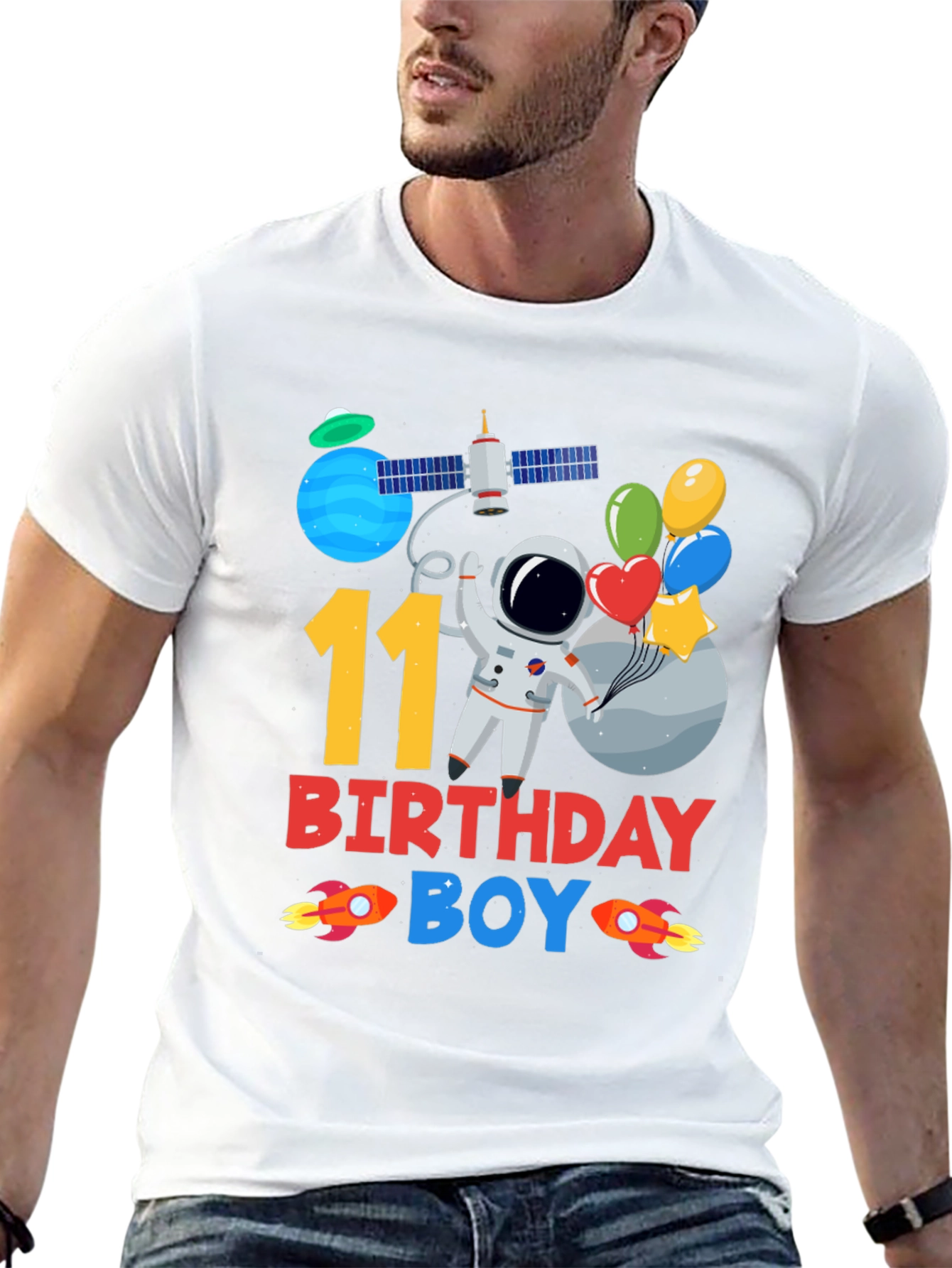 11th Birthday Astronaut Boy T-Shirt