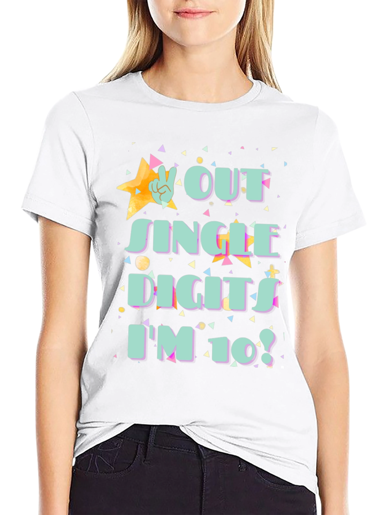 Out of Single Digits 10th Birthday T-Shirt