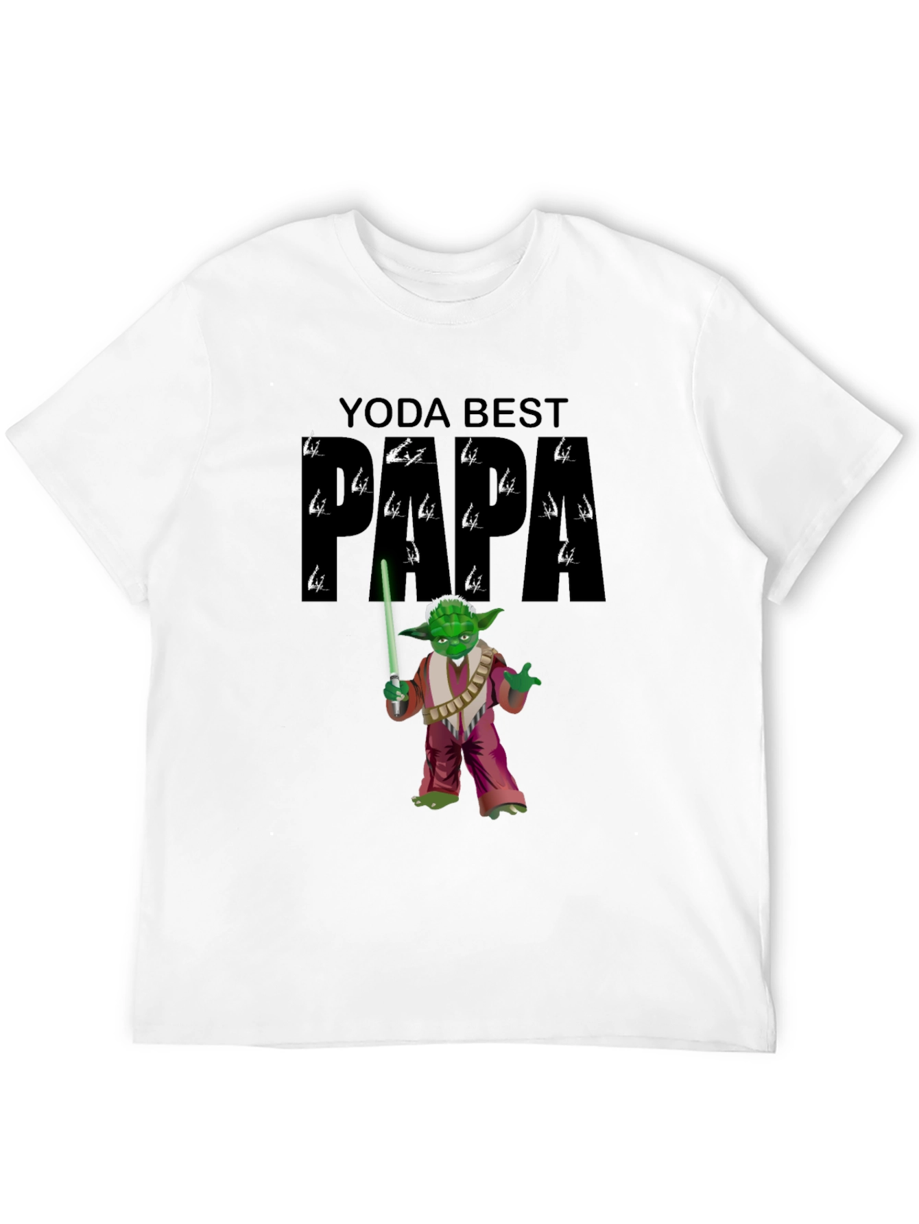 Yoda Best Papa Black T-Shirt