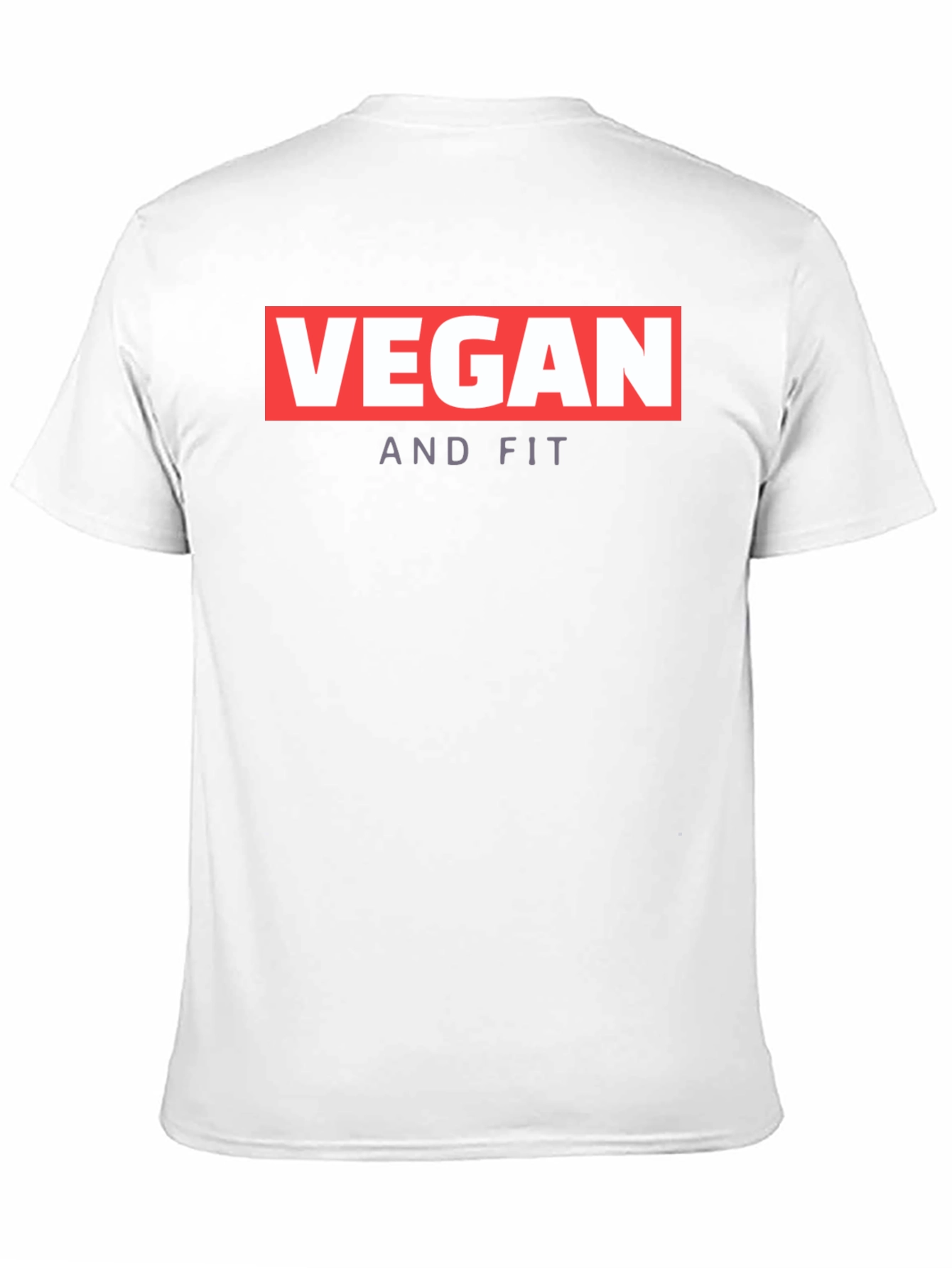 Vegan And Fit T-Shirt - Black