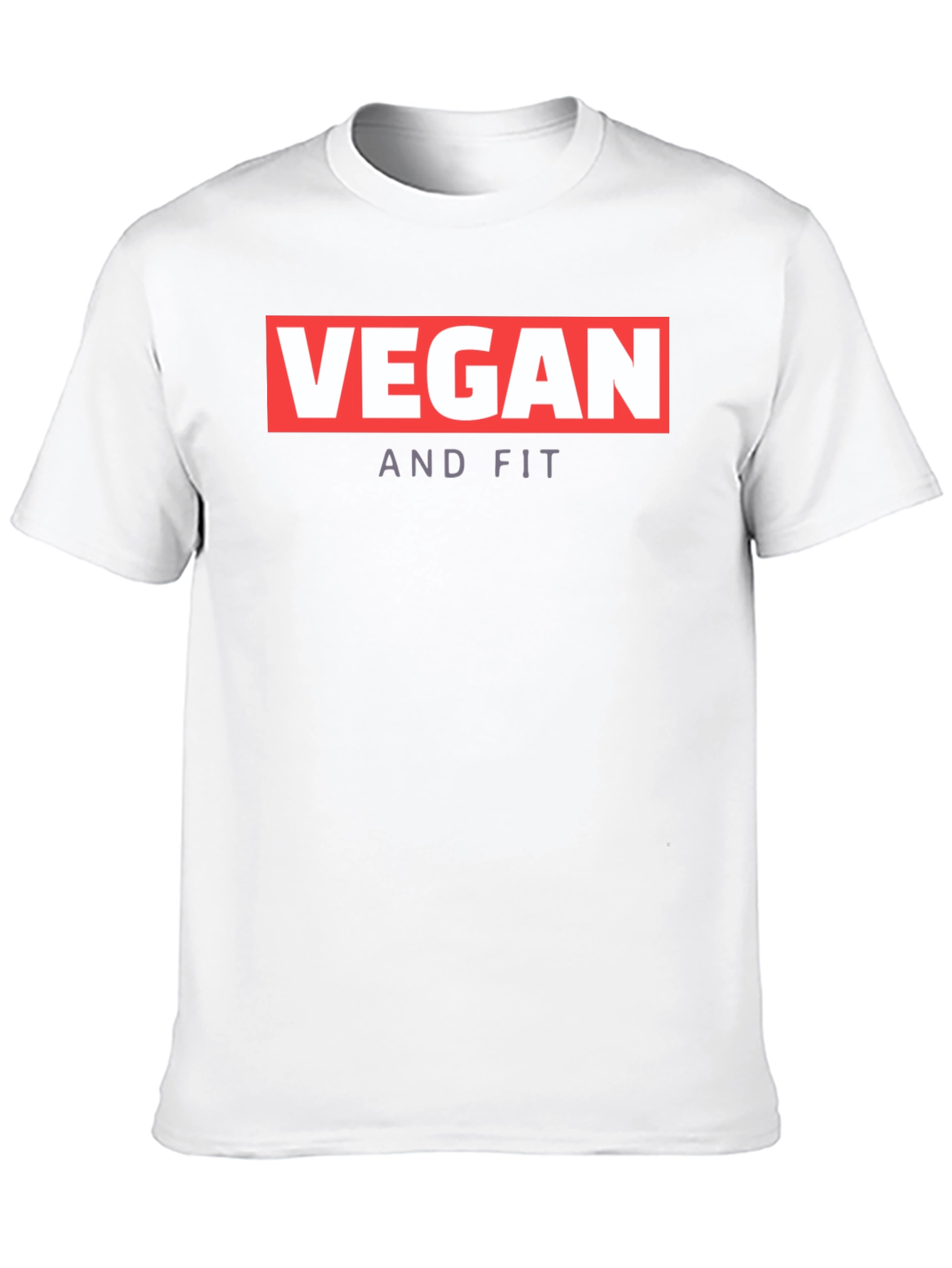 Vegan And Fit T-Shirt - Black